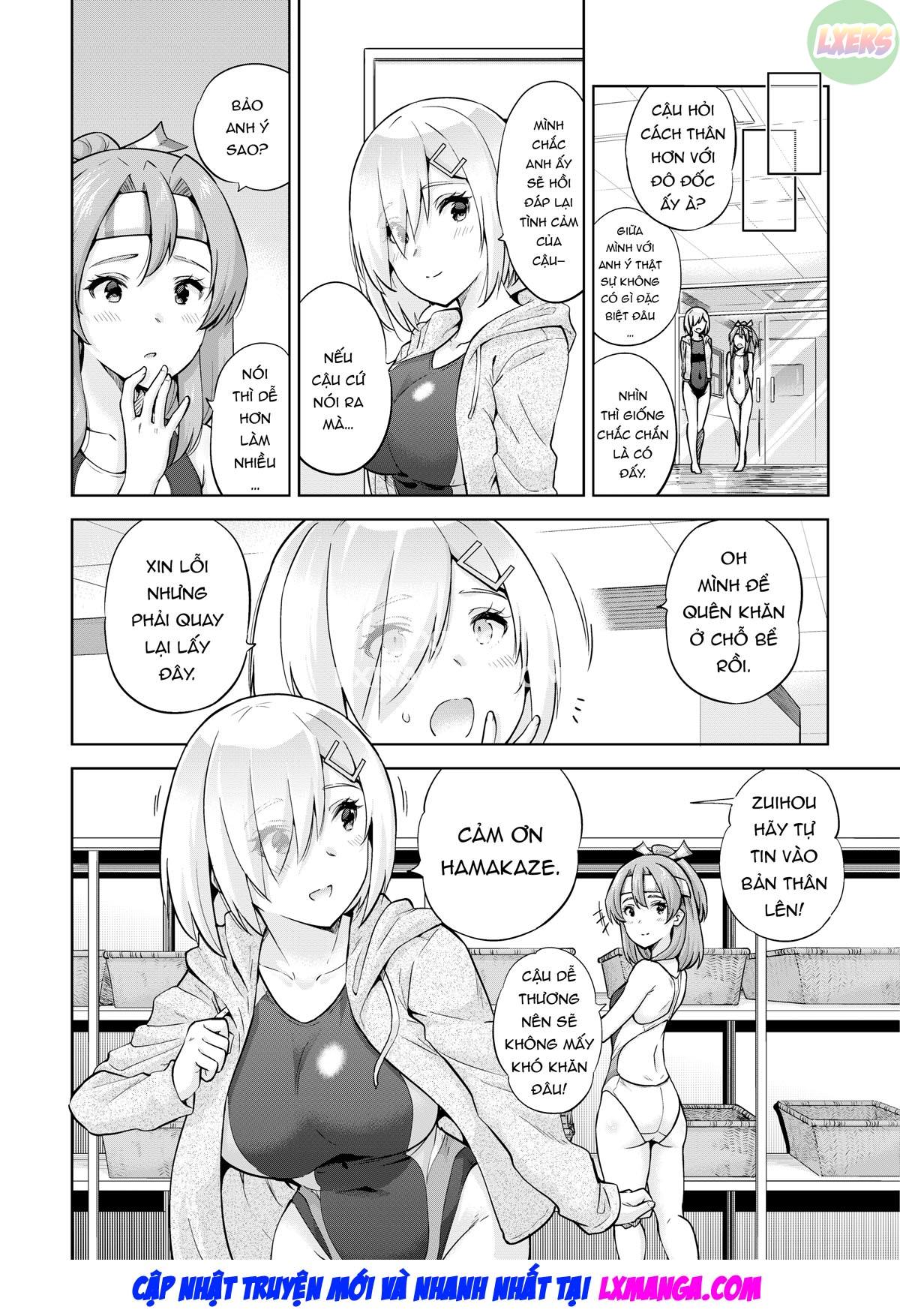 Đọc truyện hentai Zuihou và Hamakaze trong bộ đồ bơi đua xe - Oneshot