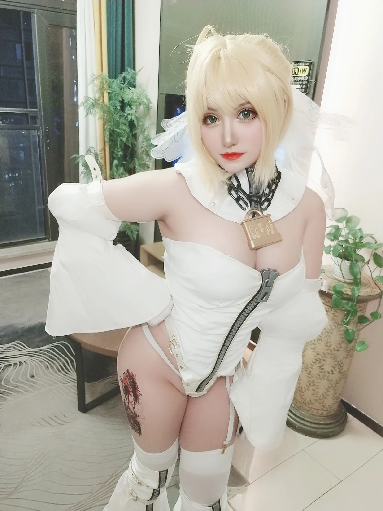 Đọc truyện hentai Tuyển tập Albums siêu phẩm Cosplay - Chap 446 - Summer Pigeon - Nero Bride