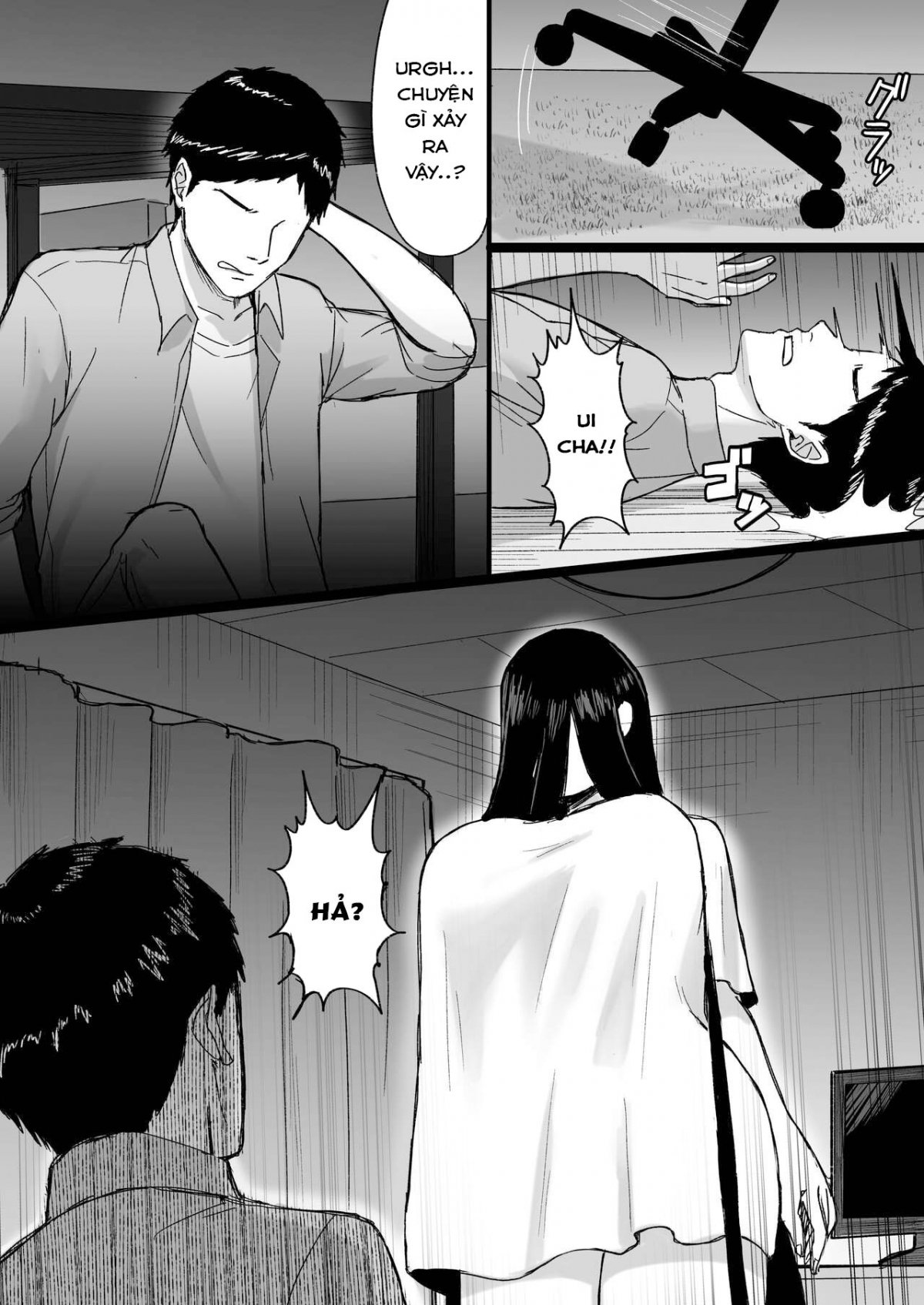 Đọc truyện hentai Shiroi Heya ~Mukanjou Bakunyuu Yuurei ni Shinu made Shiboritorareru~ - Oneshot
