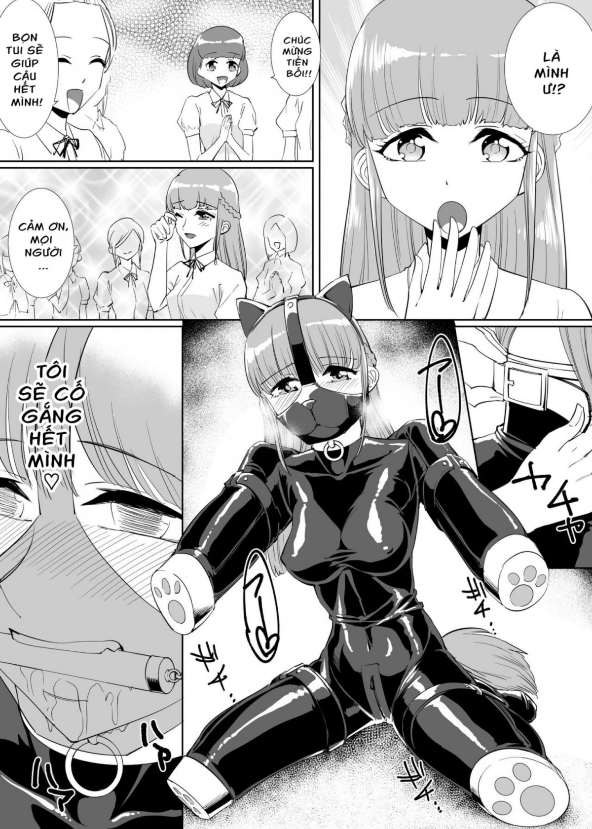 Đọc truyện hentai Câu lạc bộ chó của trường nữ sinh Rouran - Oneshot