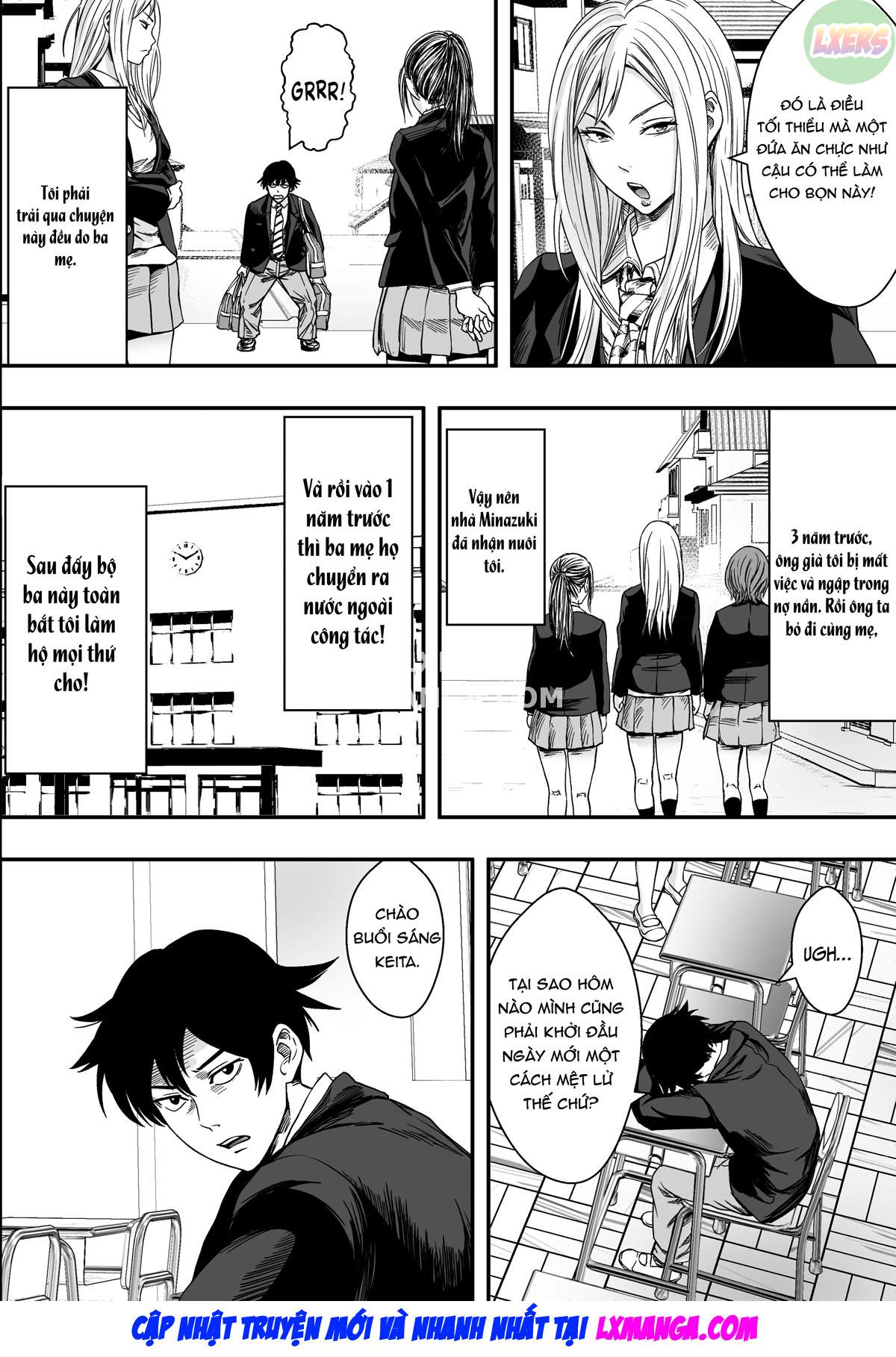 Đọc truyện hentai San Shimai Harem Zen Netorare Oneshot
