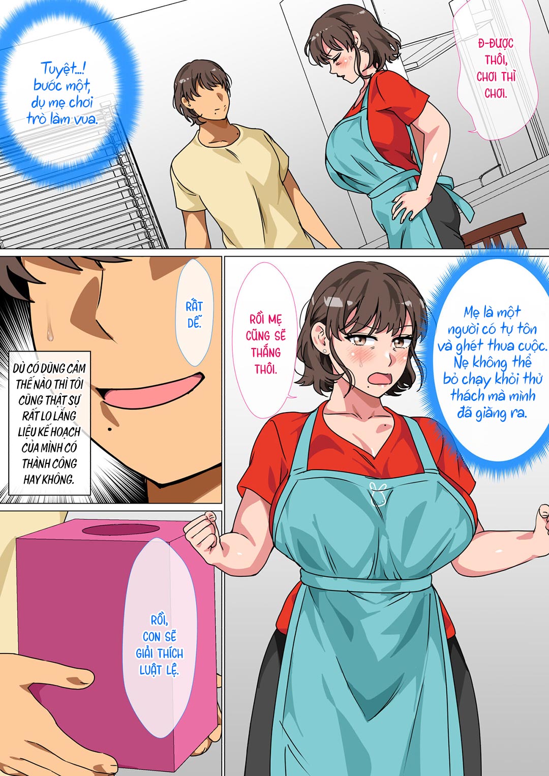 Đọc truyện hentai Tôi ra lệnh cho mẹ làm tình với mình trong trò chơi làm vua - Oneshot