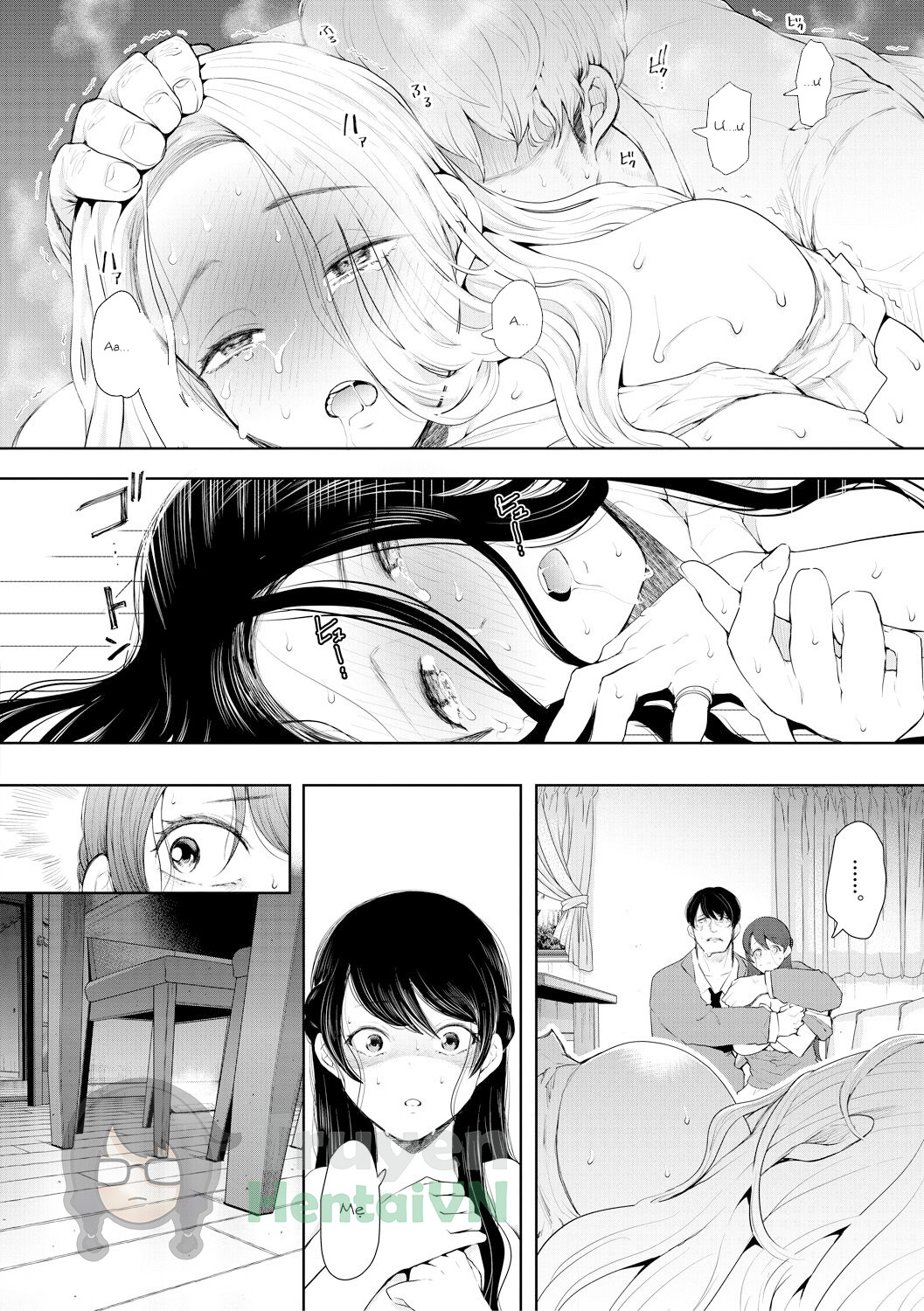 Đọc truyện hentai Netorareta Hitozuma [JP] - Chap 4