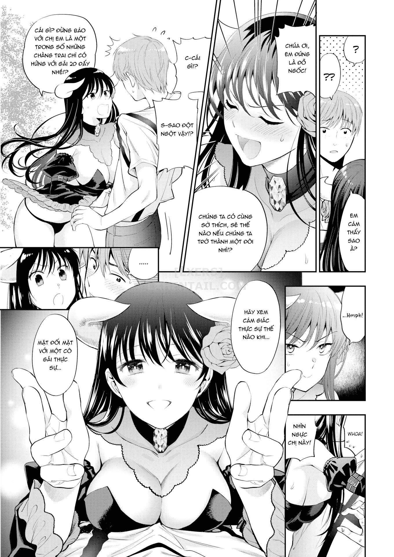 Đọc truyện hentai Doutei Otouto to Bitch Ane - Chap 5