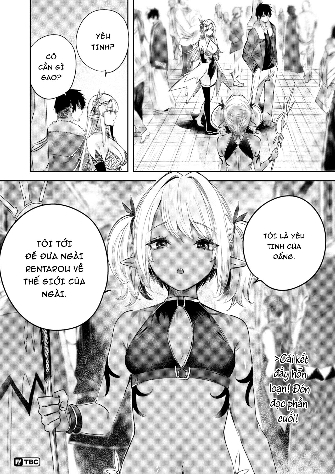 Đọc truyện hentai Anh chàng thợ săn và cô yêu tinh may mắn - Chap 4