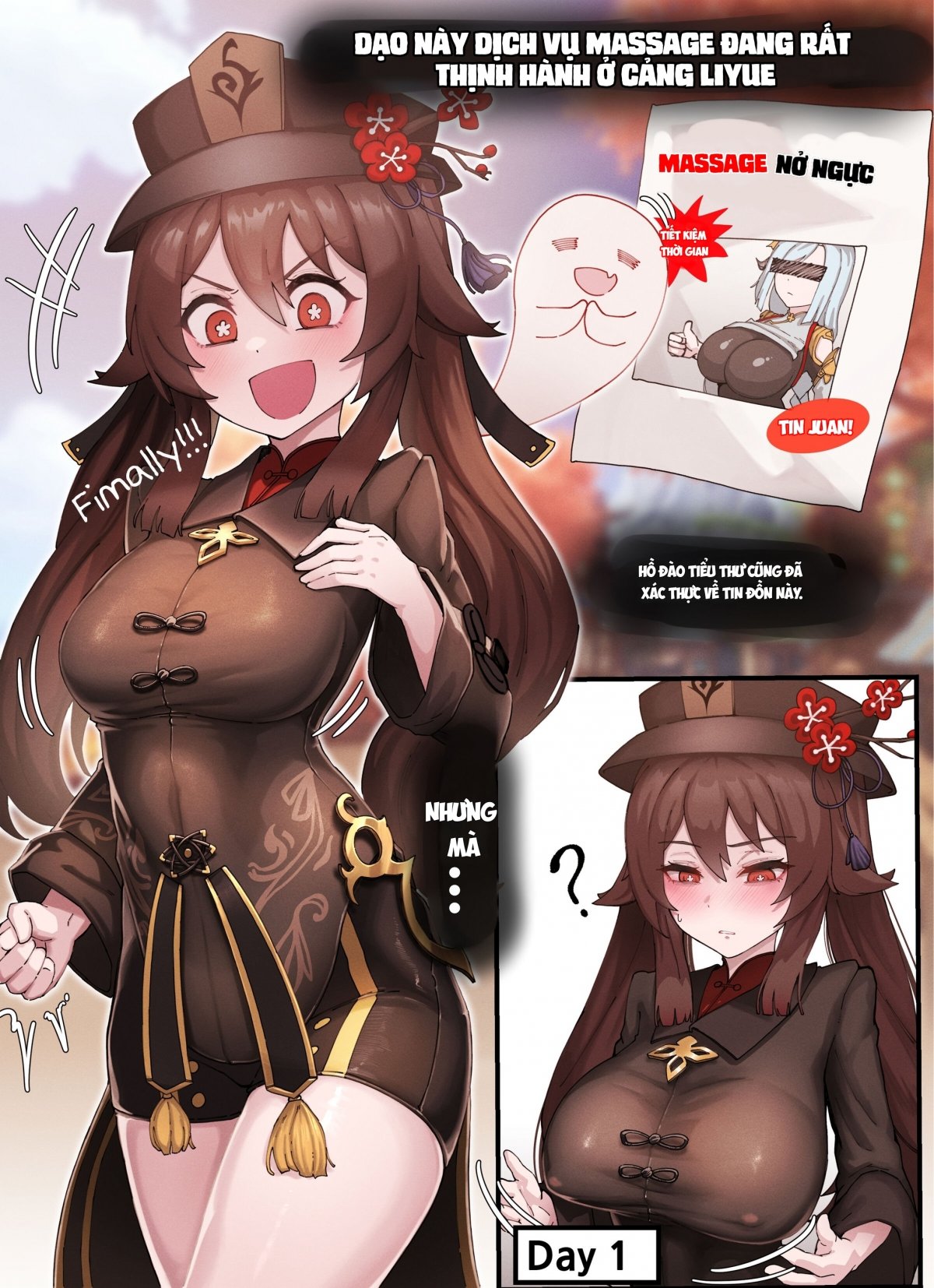 Đọc truyện hentai Teyvat Gravure #06: Hu Tao - Oneshot