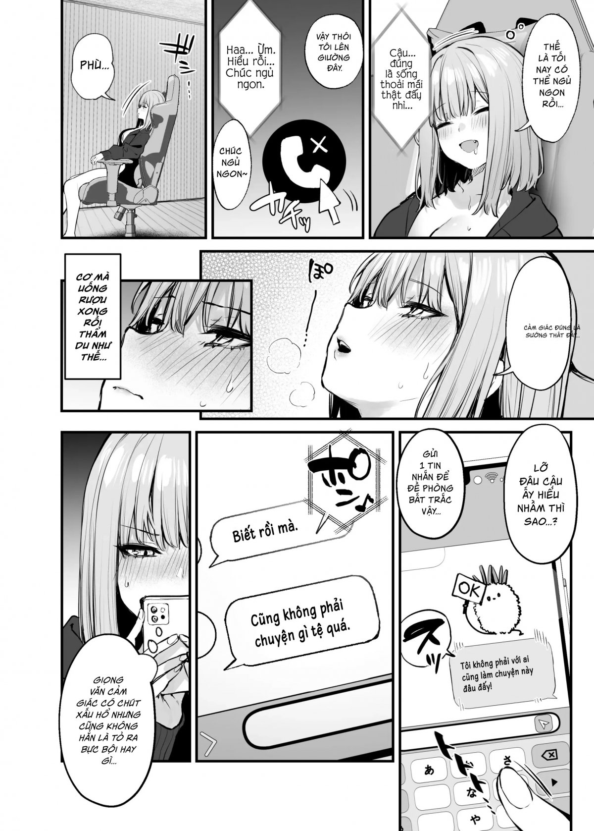 Đọc truyện hentai Làm tình với zai trên mạng - Oneshot