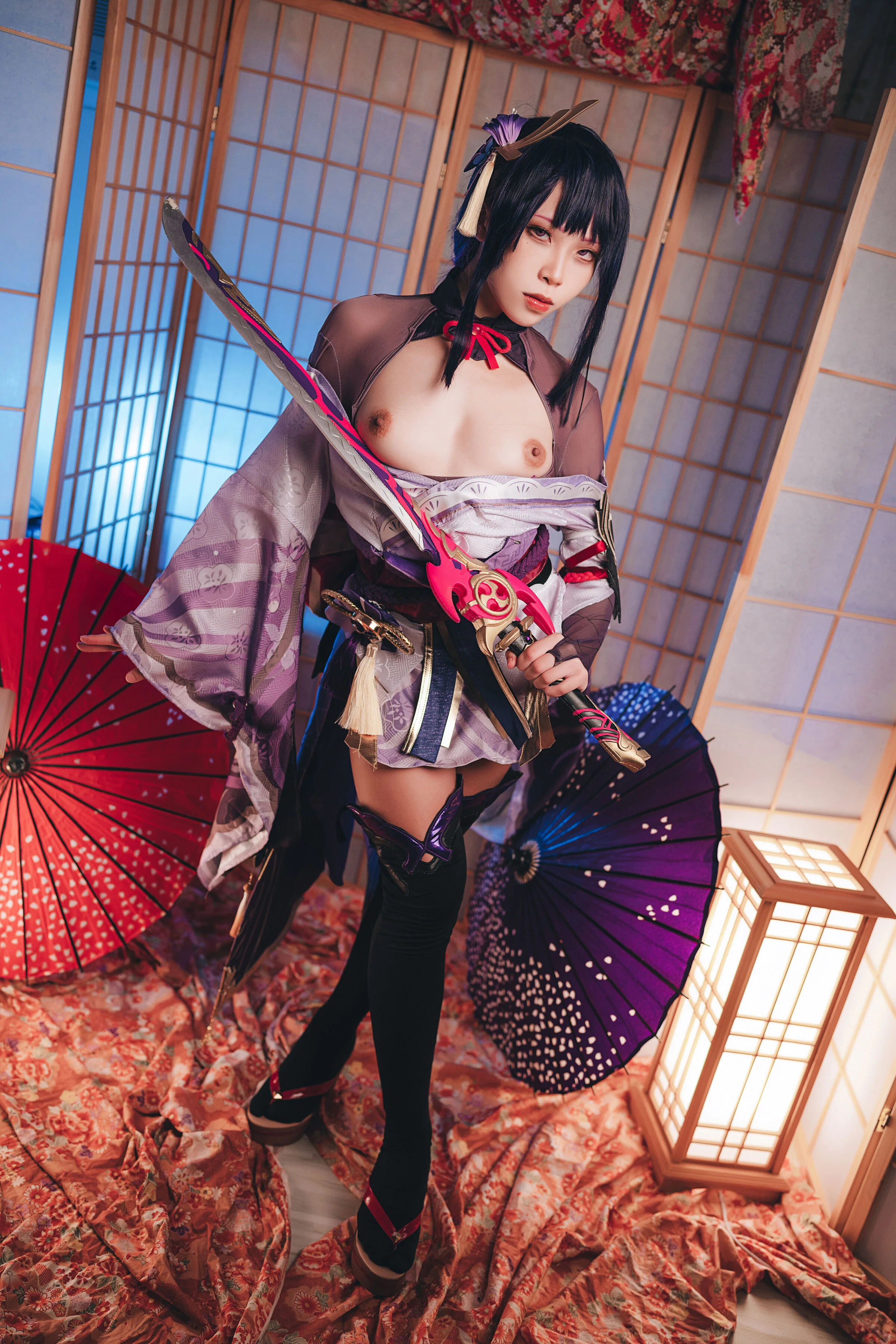 Đọc truyện hentai Tuyển tập Albums siêu phẩm Cosplay - Chap 60 - Tokar - Raiden Shogun