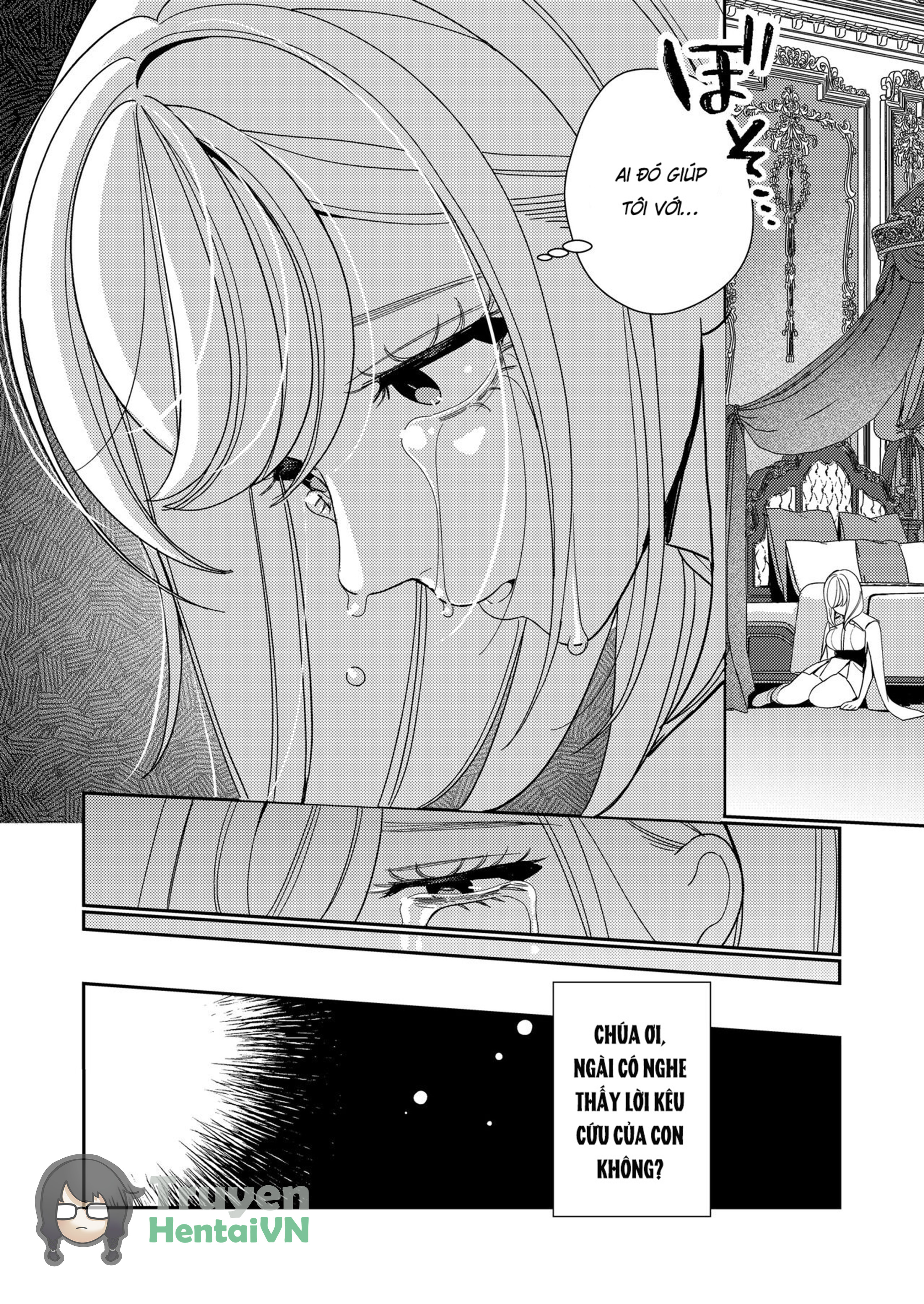 Đọc truyện hentai Seijo wa Tekikoku no Ou ni Otosareru - Oneshot