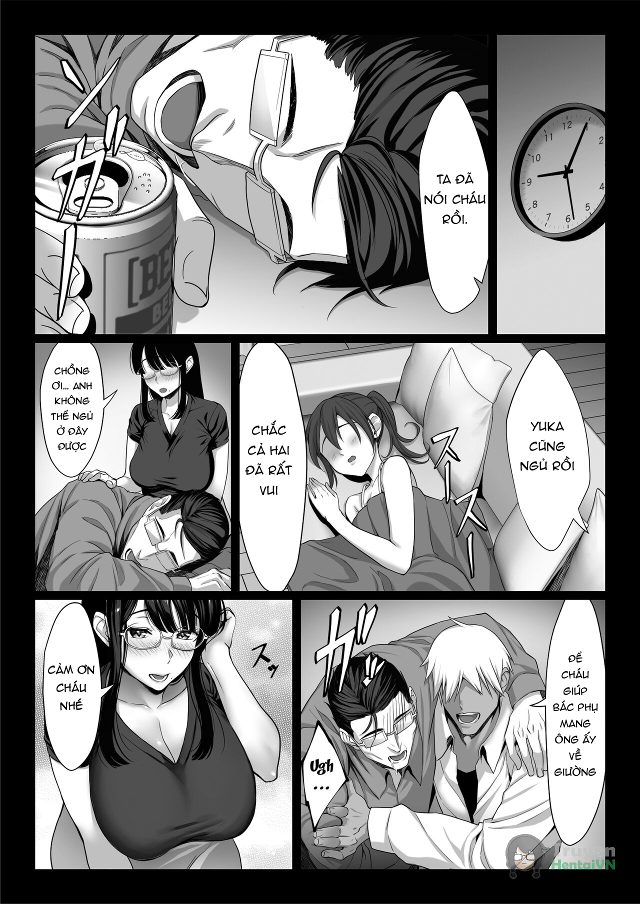 Đọc truyện hentai Jimi na Hitozuma ga Toshishita Chinpo de Maso Ochi suru Hanashi - Oneshot