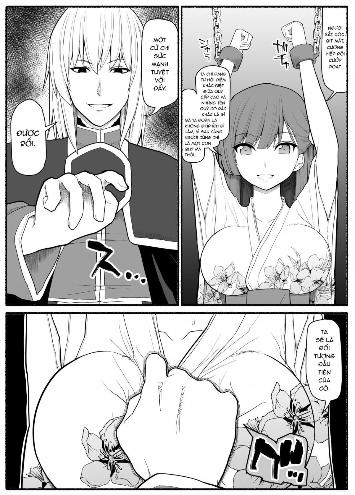 Đọc truyện hentai Shikyuu Majo VS Joukyuu Majin - Chap 1