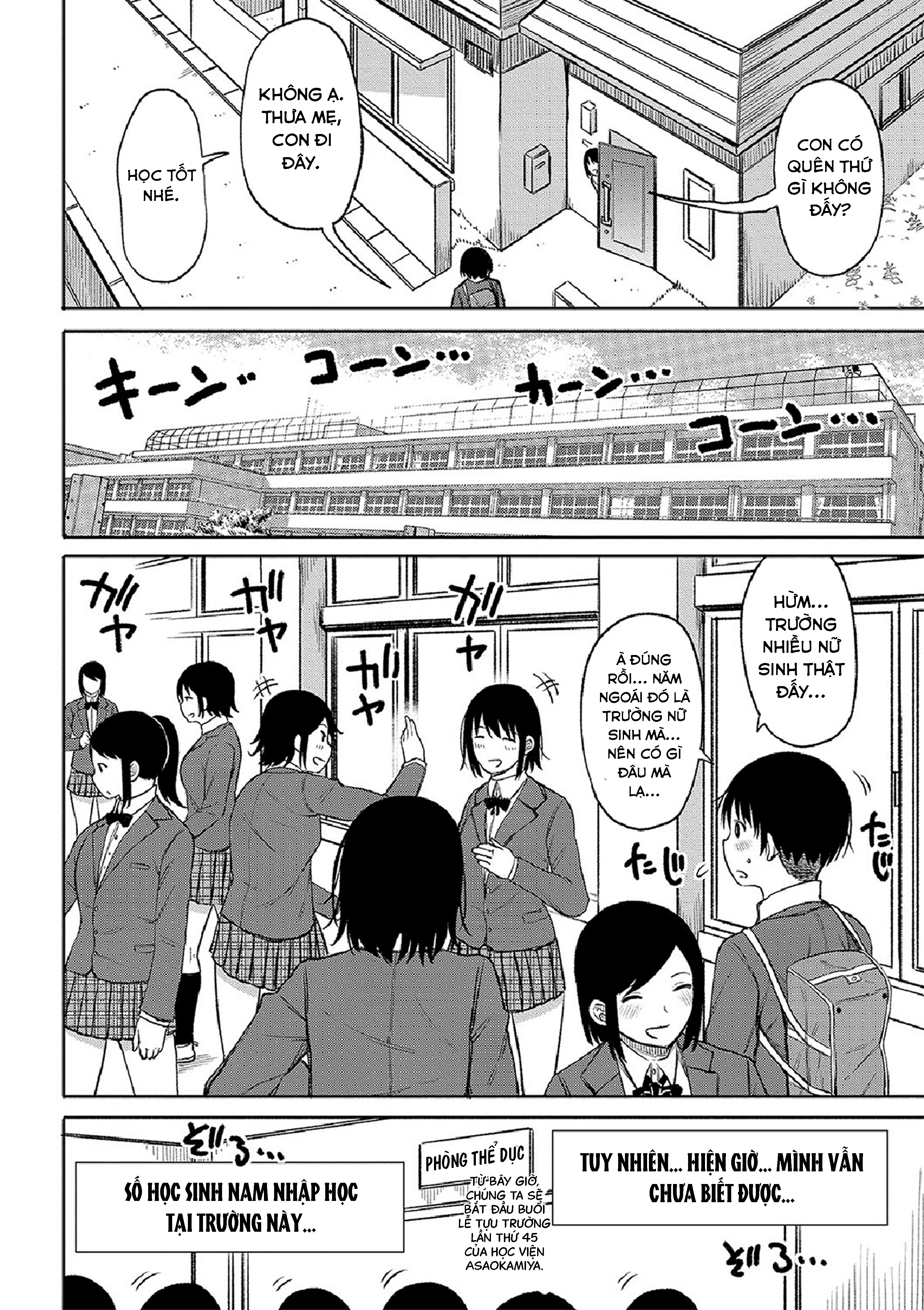 Đọc truyện hentai Kotoshi kara Kyougaku no Gakkou ni Nyuugaku shitara Otoko ga Boku dake datta - Chap 1