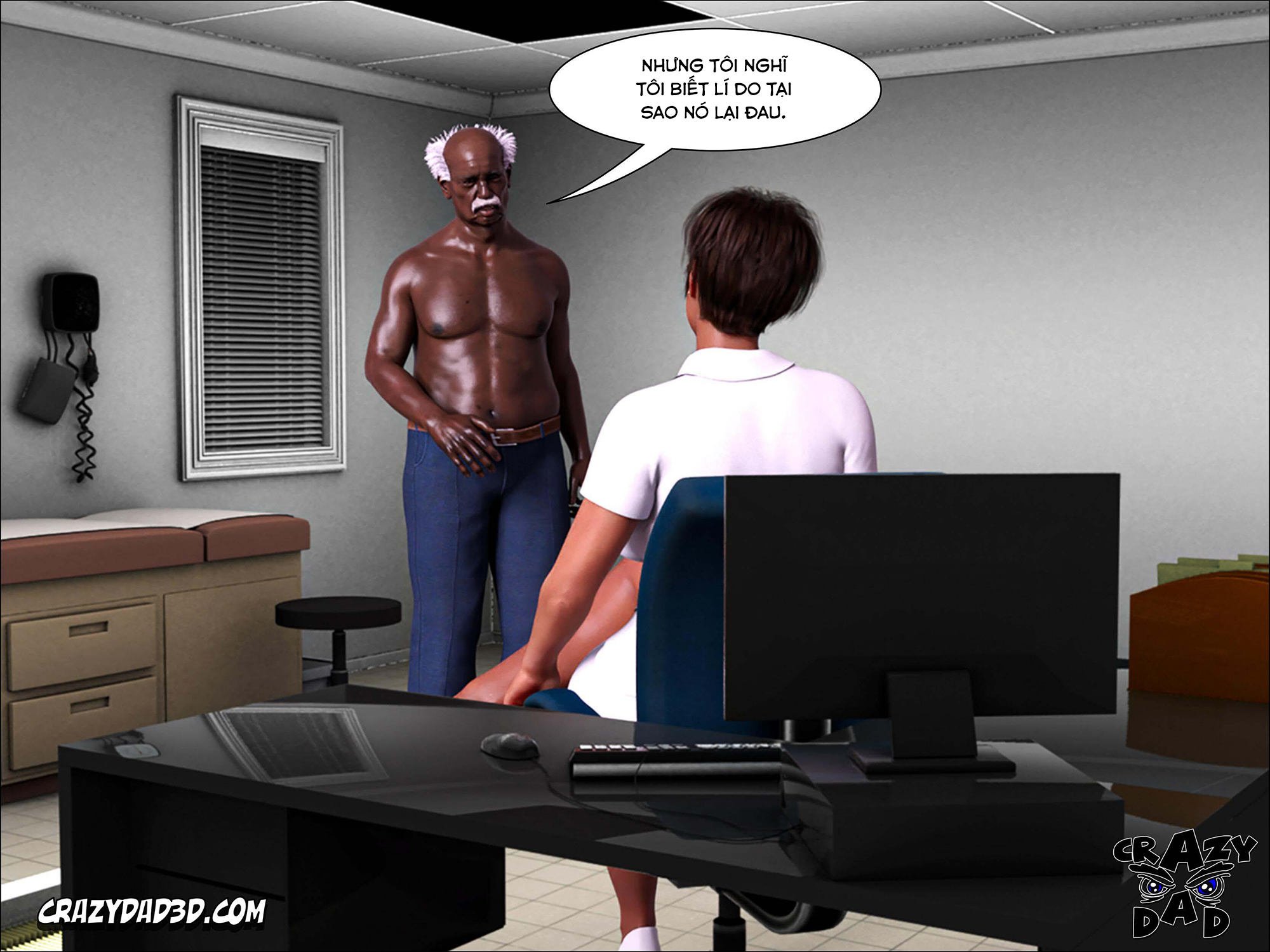 Đọc truyện hentai Doctor Brandie - Vol 4 - Chap 10:Bị đau tinh hoàn