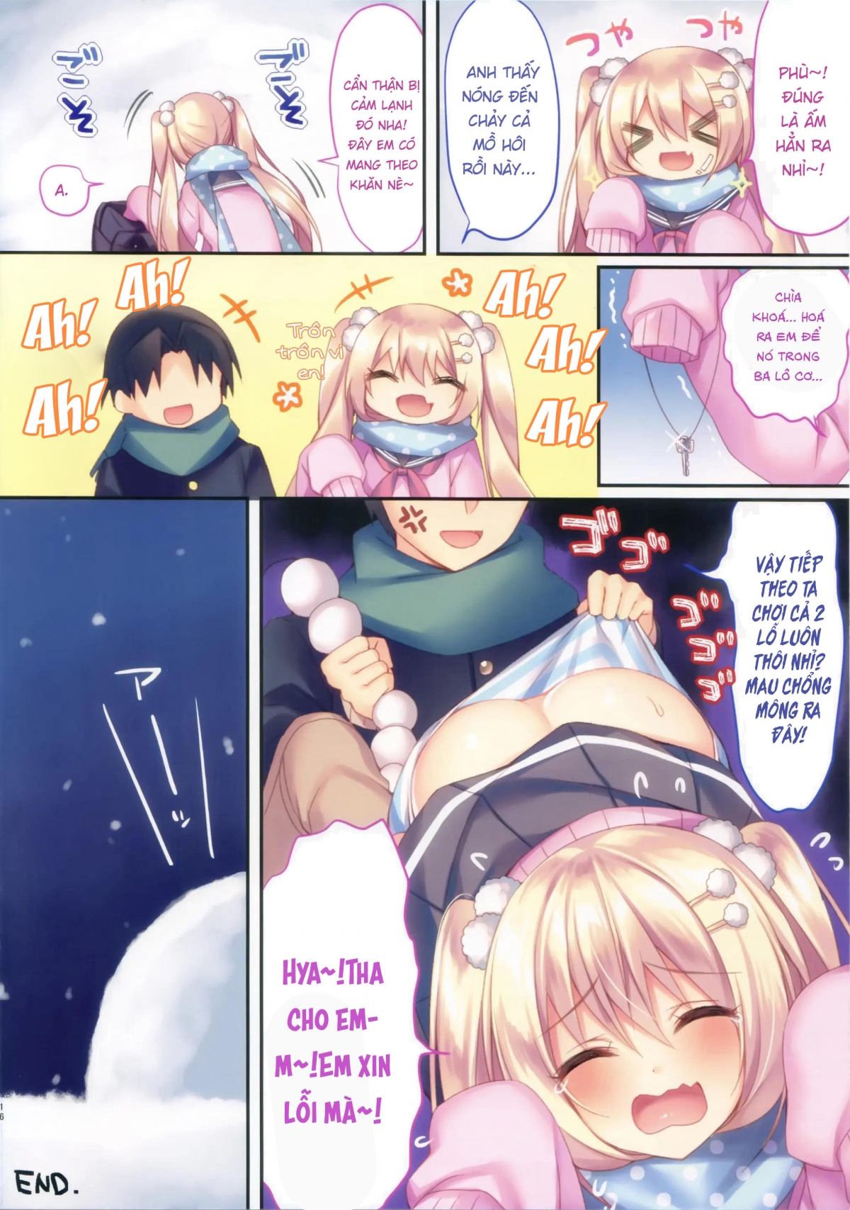 Đọc truyện hentai Kohinata Yukika no H na Yuki Asobi - Oneshot nứng