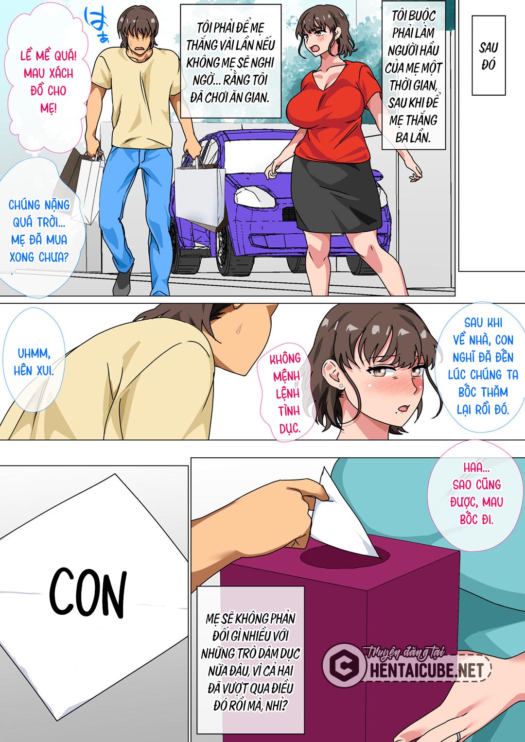 Đọc truyện hentai Tôi ra lệnh cho mẹ làm tình với mình trong trò chơi làm vua - Oneshot