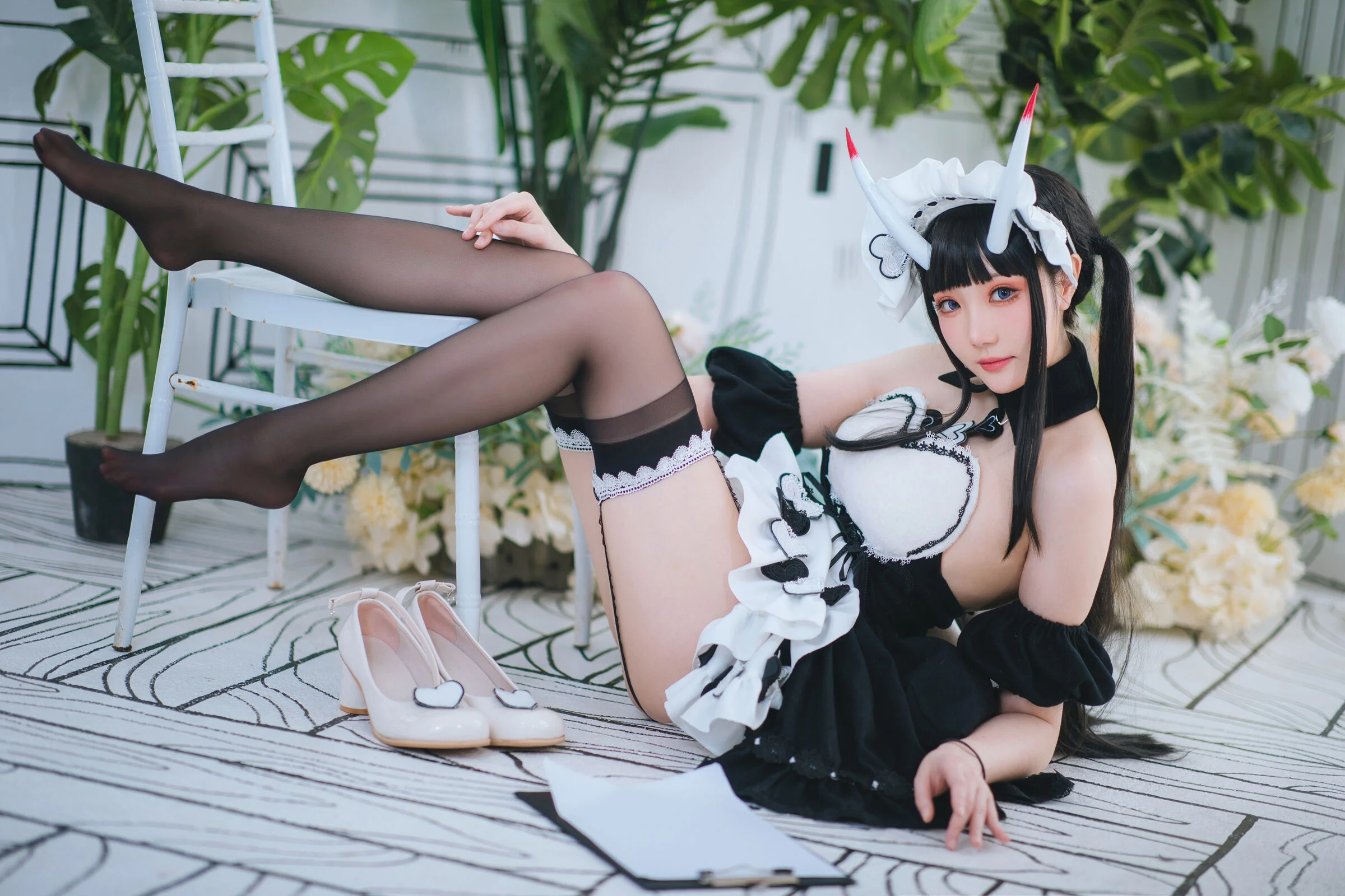 Đọc truyện hentai Tuyển tập Albums siêu phẩm Cosplay - Chap 591 - Guashi-chan Noshiro Maid