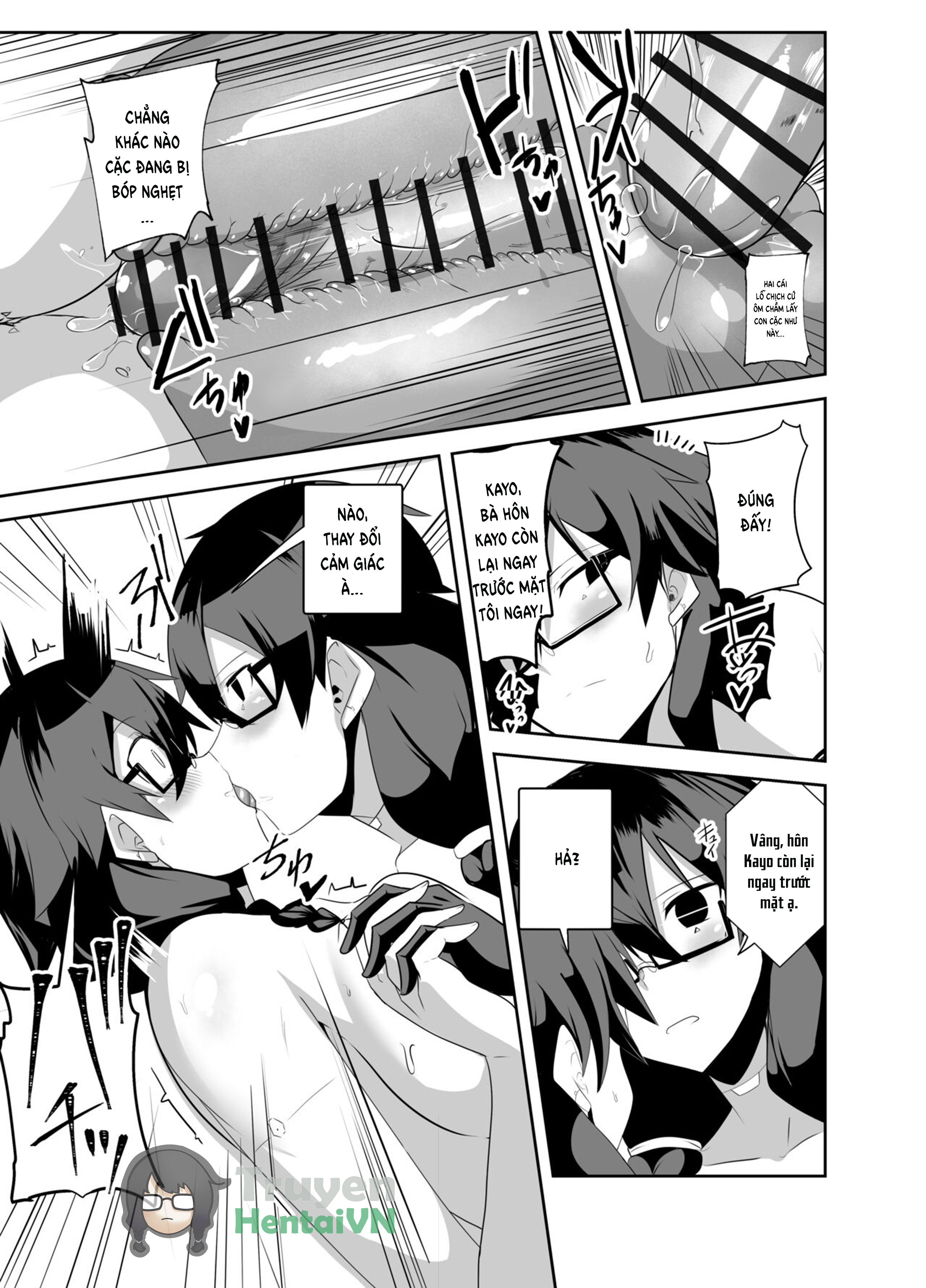 Đọc truyện hentai Android no Osananajimi Tachi to Chitsu Onahoecchi Suru Hanashi - oneshot