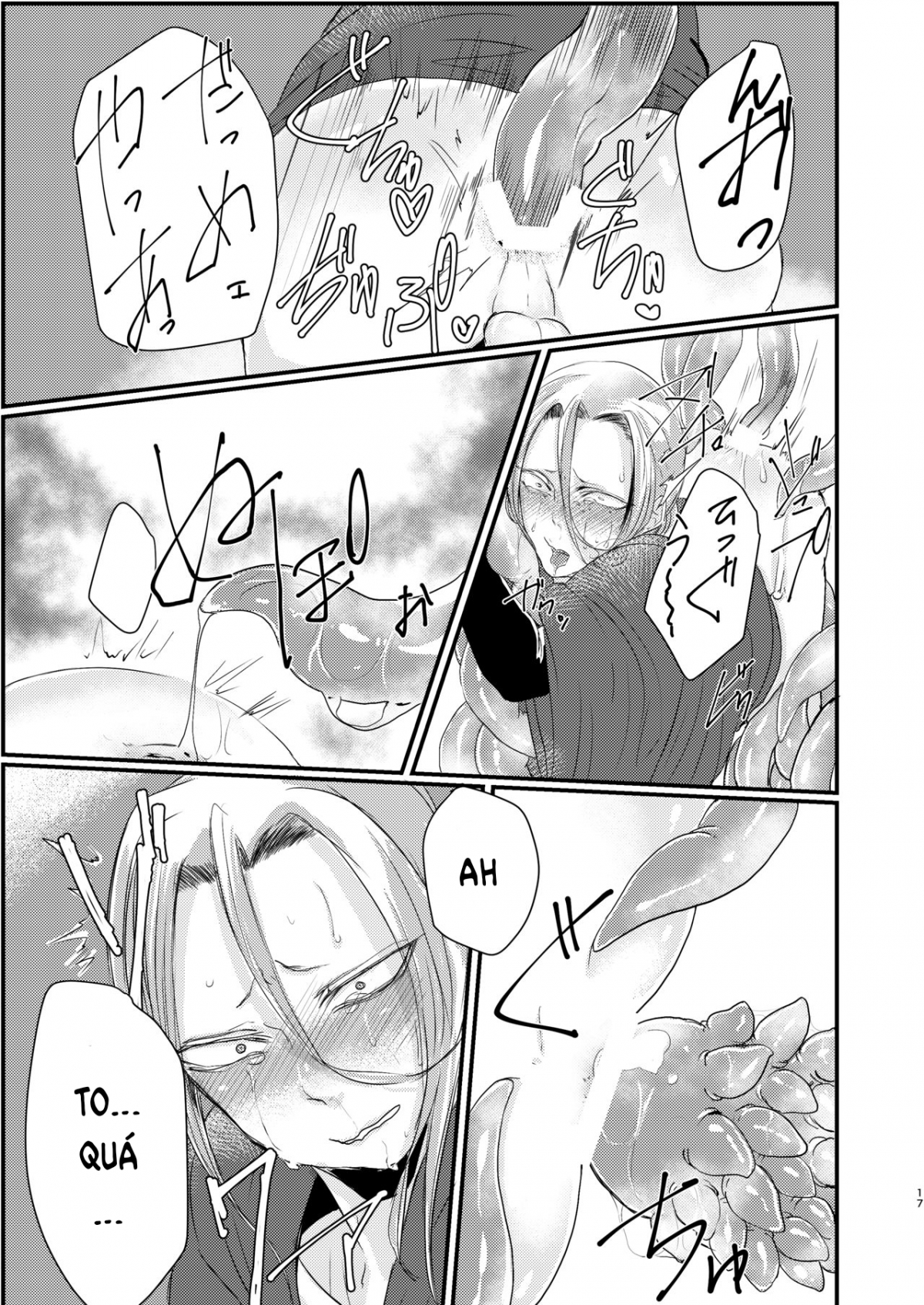 Đọc truyện hentai Câu chuyện về nam pháp sư bị xúc tu chơi - Oneshot