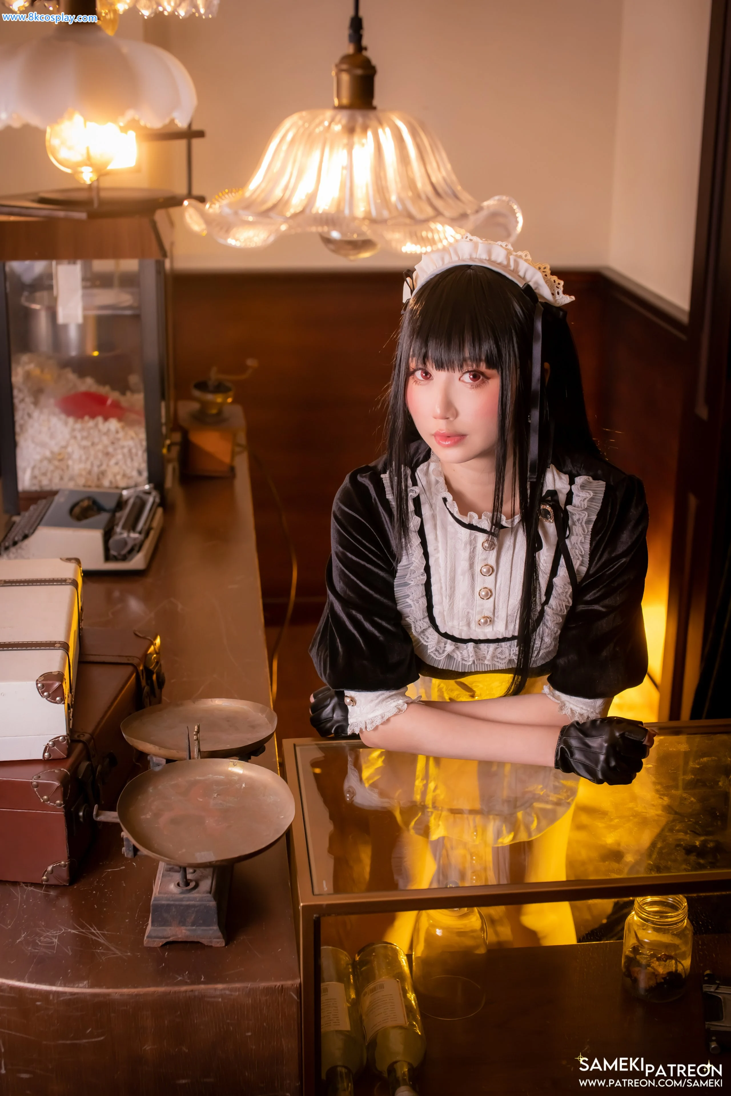 Đọc truyện hentai Tuyển tập Albums siêu phẩm Cosplay - Chap 551 - Sameki - White Silk Maid