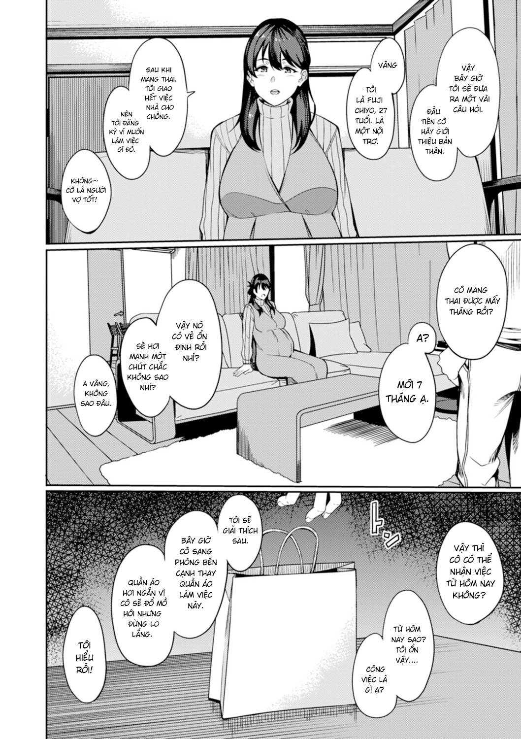 Đọc truyện hentai Kairaku Bitch-ka Ninpu -AV ni Otosarete(ANGEL Club 2021-03) Chap 1
