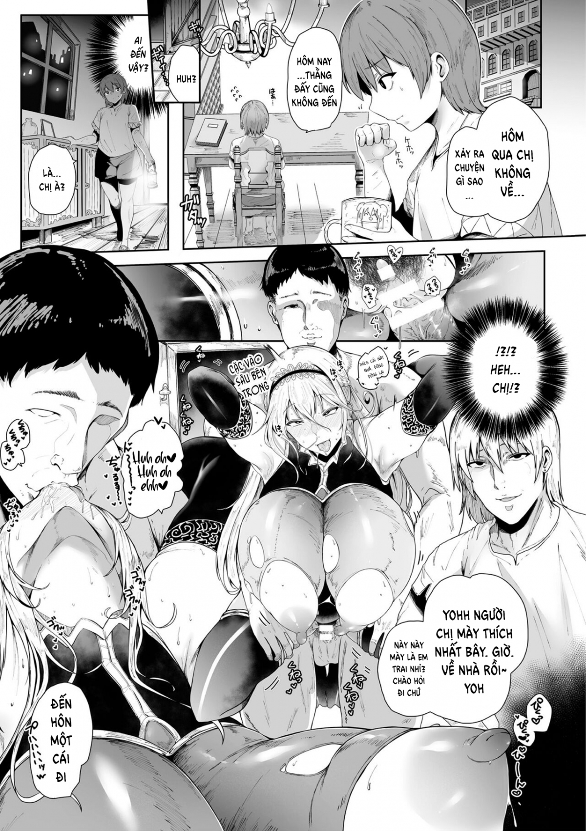 Đọc truyện hentai Ane-Kishi wa Migawari Nikubenki - Oneshot