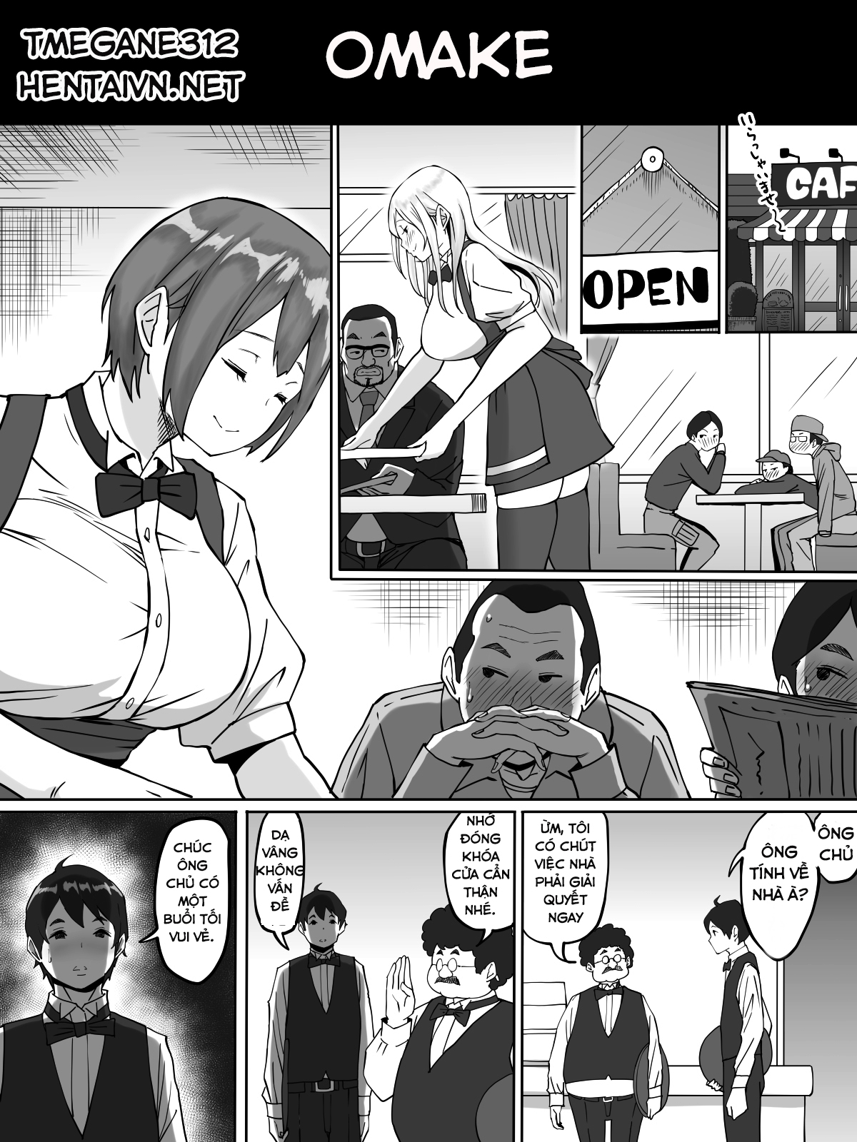 Đọc truyện hentai Cách Kiếm Mấy Bé Nữ Sinh Dú Bò Sữa Để Làm Bạn Tình! - Omake: 3somes cùng 2 cô hầu gái dâm đãng muốn qua đêm để địt nát lồn