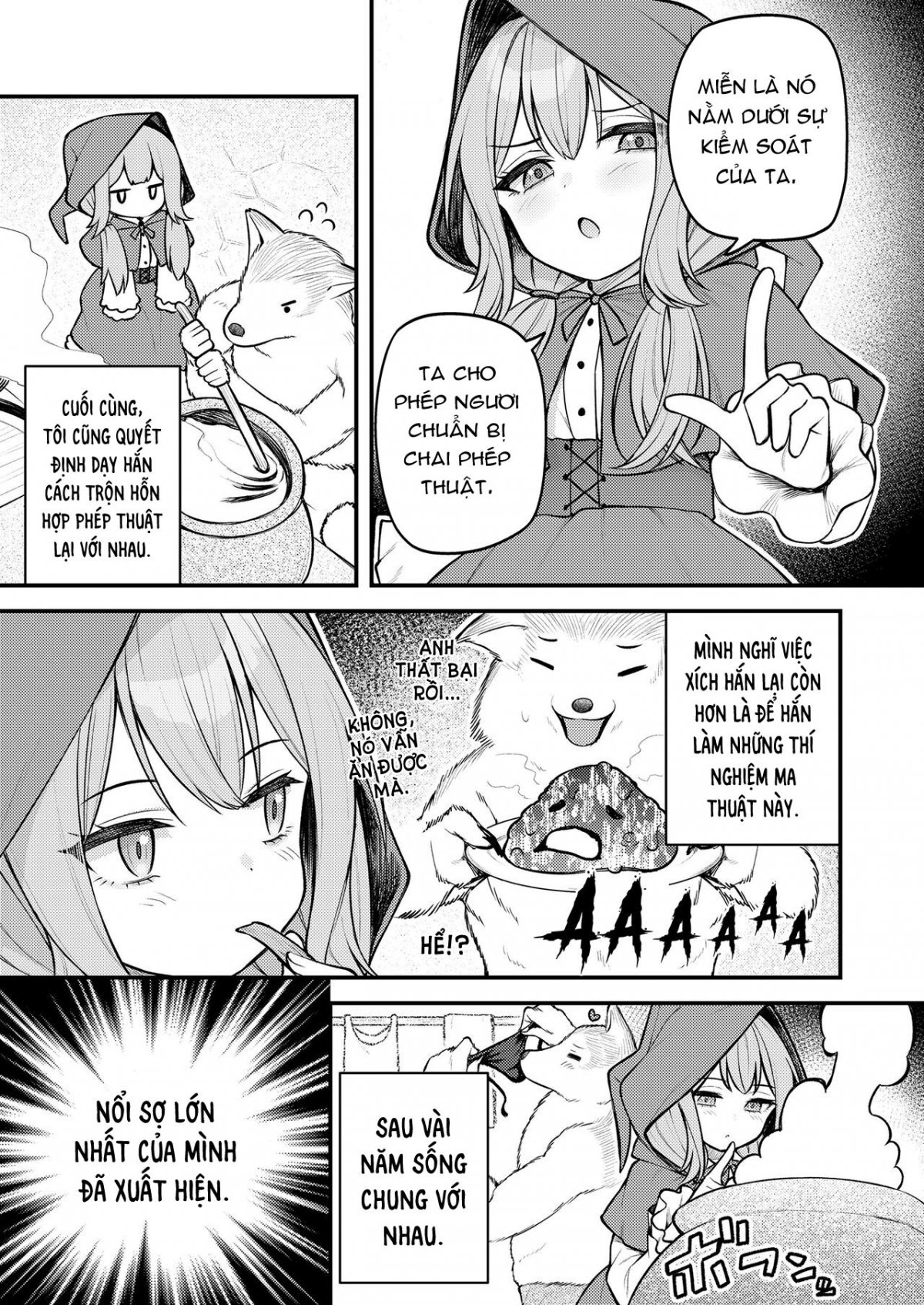 Đọc truyện hentai Cô bé quàng khăn đỏ và con sói bất tử - Bắt đầu