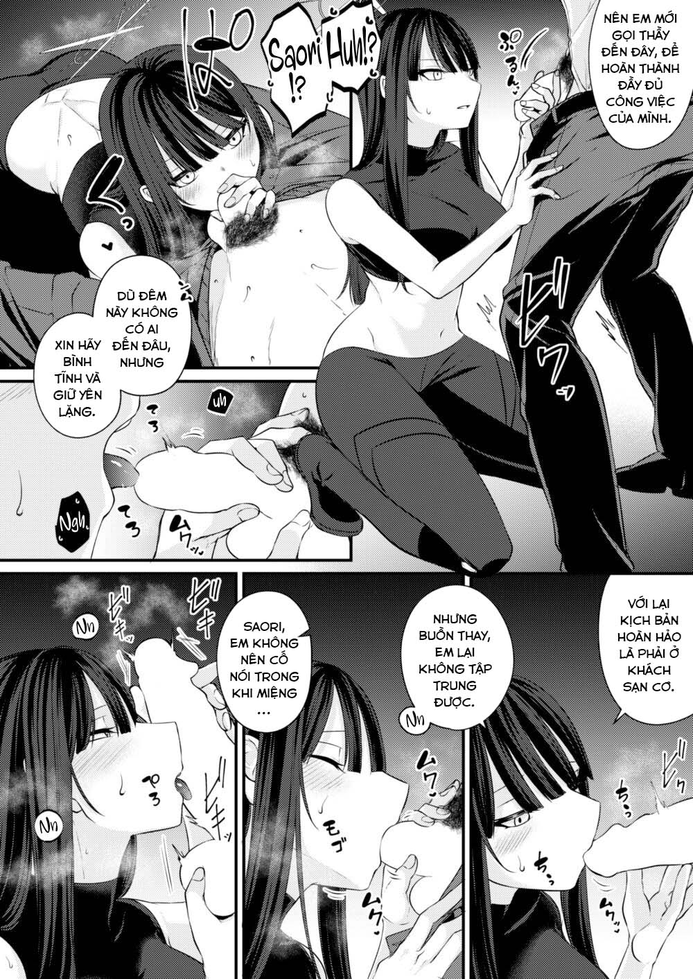 Đọc truyện hentai Công việc thứ hai của Saori. (Blue Archive) - Oneshot