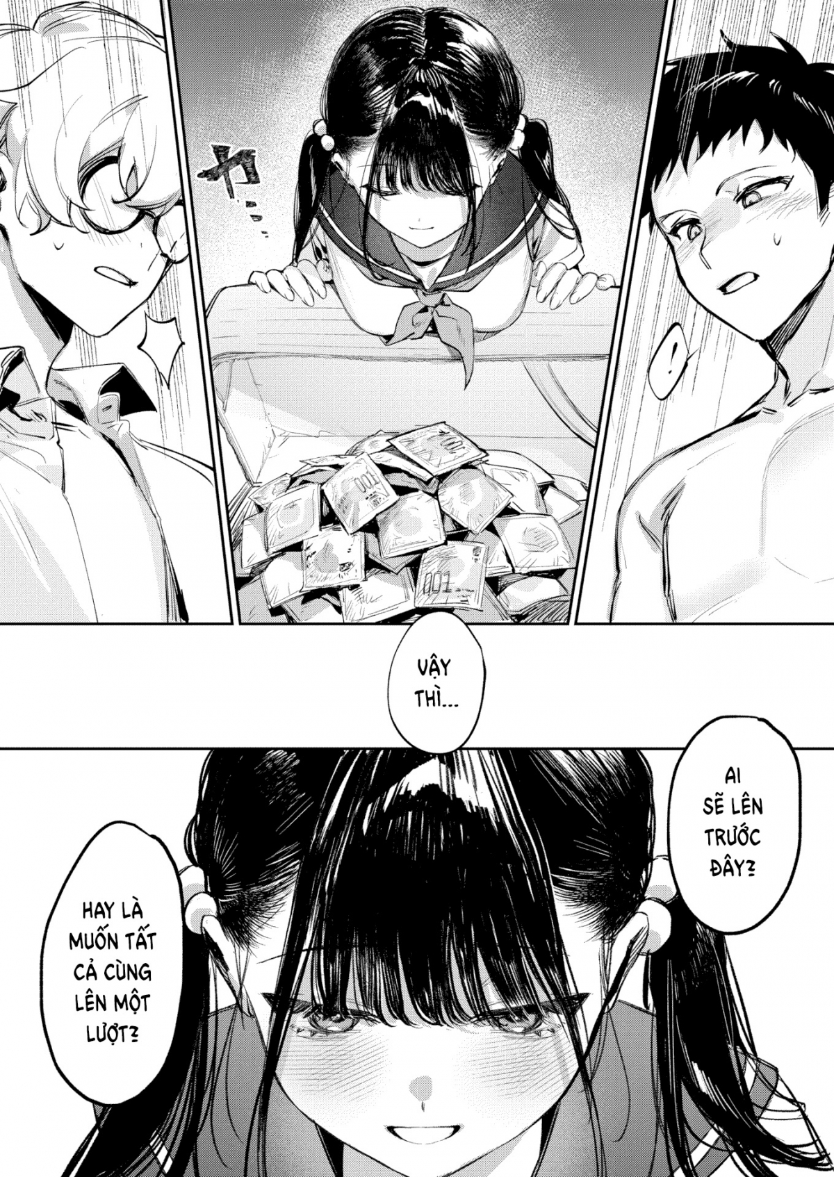 Đọc truyện hentai Thợ săn trai tân và Chuyến du lịch tốt nghiệp - Oneshot