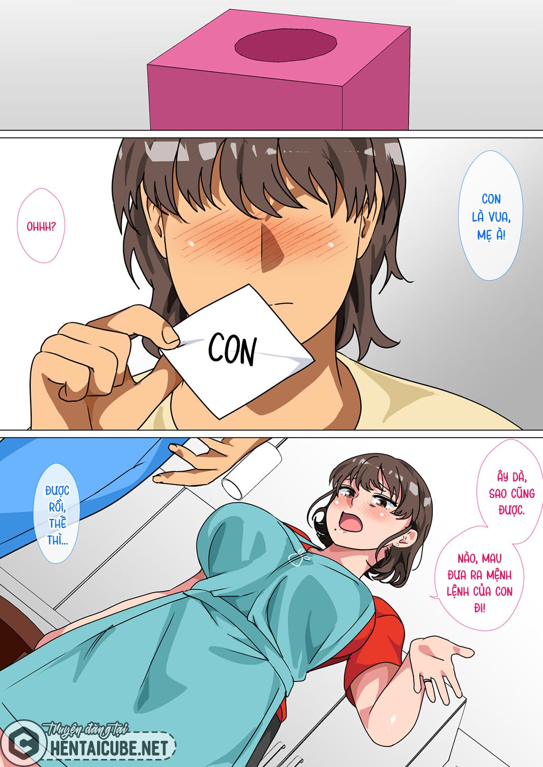 Đọc truyện hentai Tôi ra lệnh cho mẹ làm tình với mình trong trò chơi làm vua - Oneshot