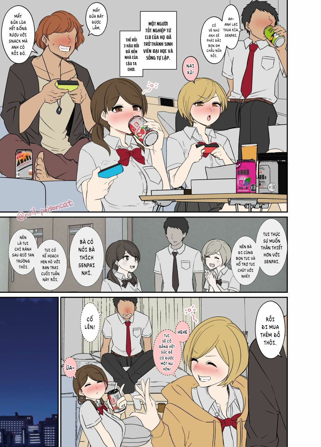 Đọc truyện hentai Hai em nữ sinh say xỉn bị hiếp - Oneshot