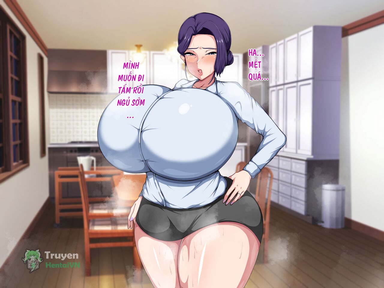 Đọc truyện hentai Genkakuna Hahaoya no Karada to Mahou no Onaho o Rinkusasetemita! - Oneshot
