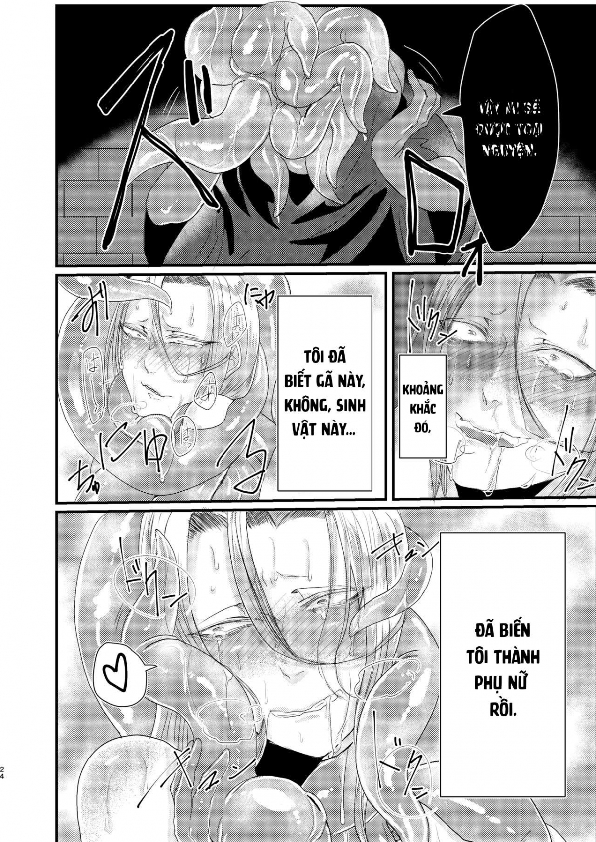 Đọc truyện hentai Câu chuyện về nam pháp sư bị xúc tu chơi - Oneshot