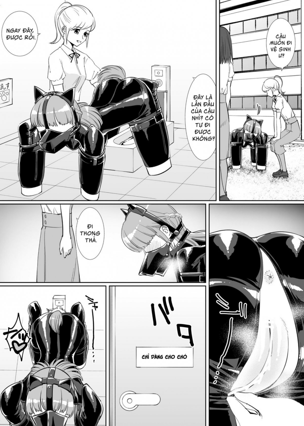 Đọc truyện hentai Câu lạc bộ chó của trường nữ sinh Rouran - Oneshot