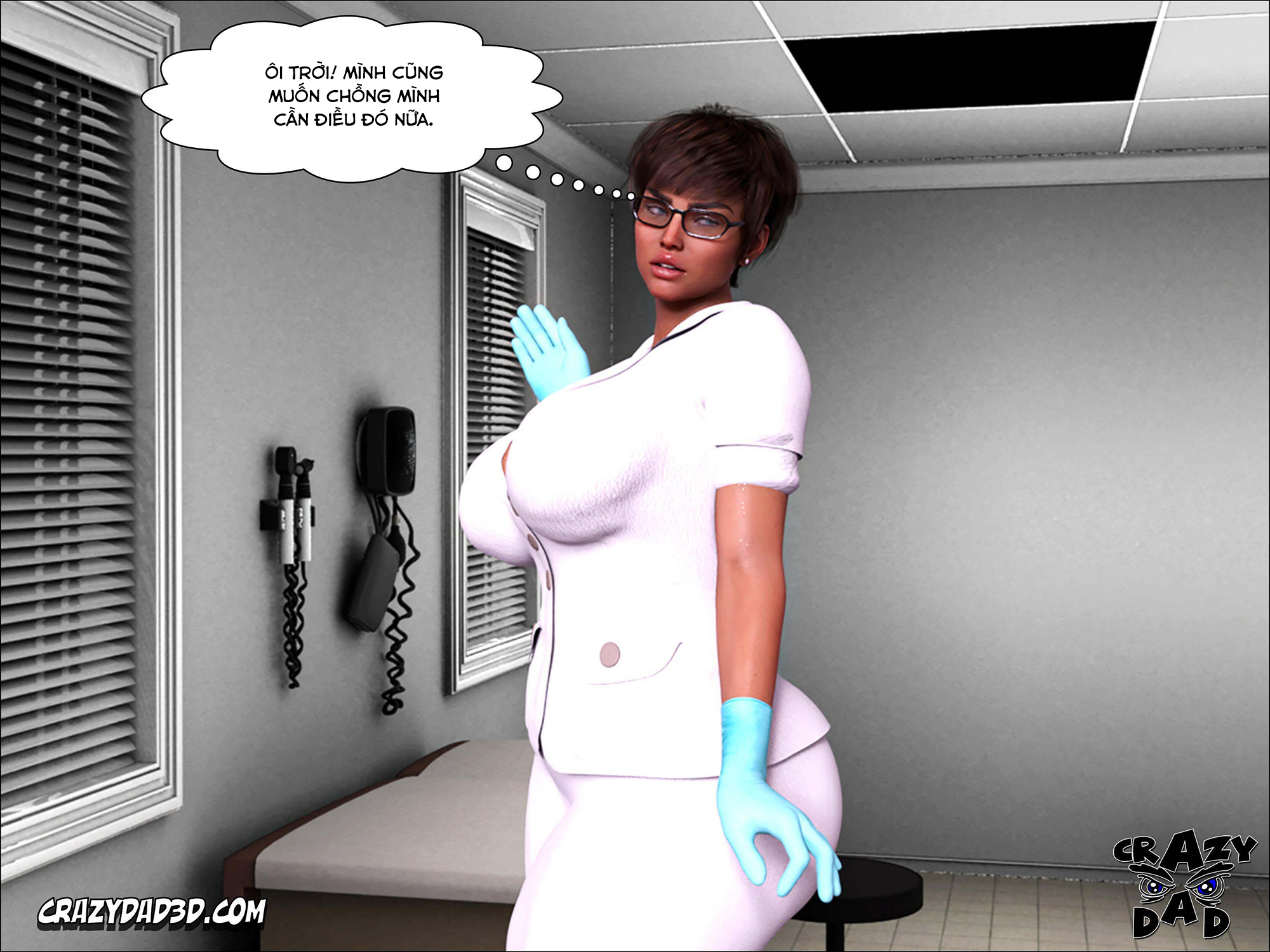 Đọc truyện hentai Doctor Brandie - Vol 4 - Chap 10:Bị đau tinh hoàn
