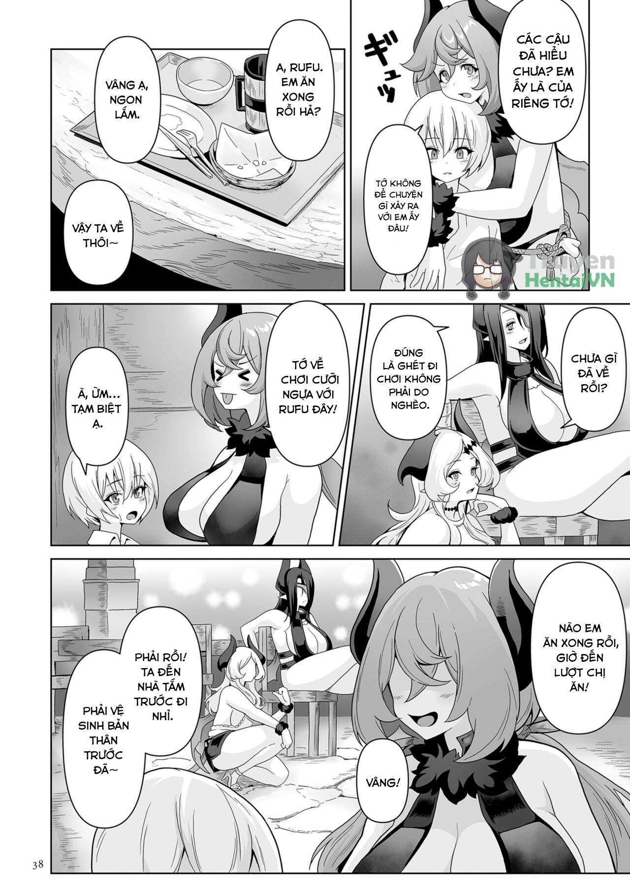 Đọc truyện hentai Vương quốc Succubus thèm bú - Chap 2