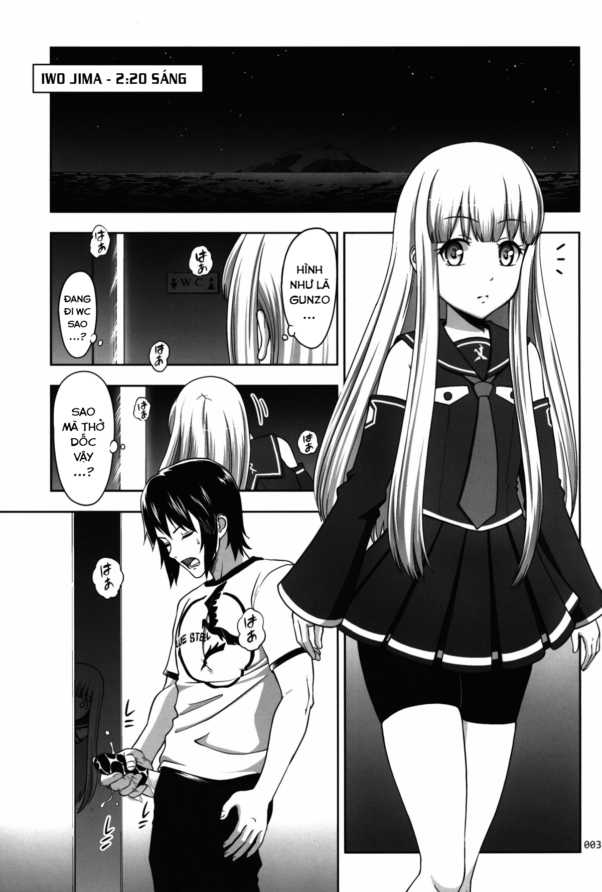 Đọc truyện hentai Hợp âm của dải thép xanh - Oneshot