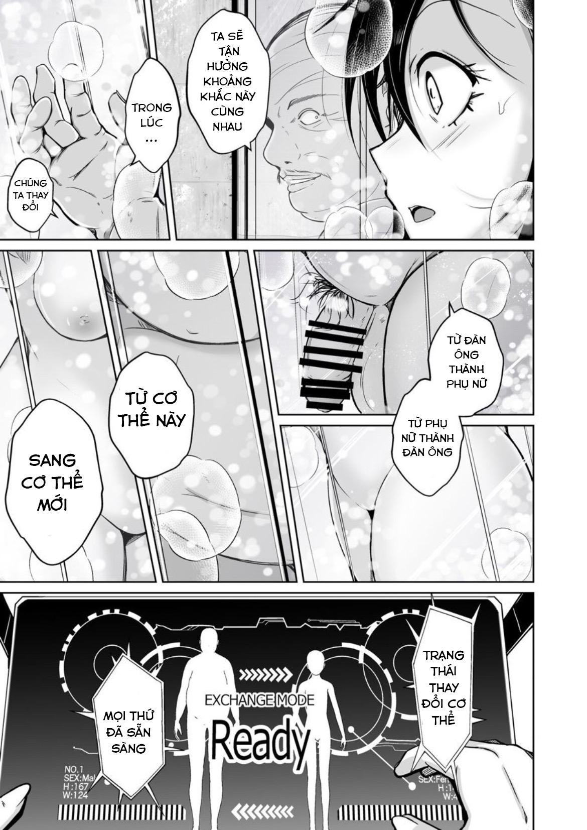 Đọc truyện hentai Chuyển đổi cơ thể thành con gái - Oneshot