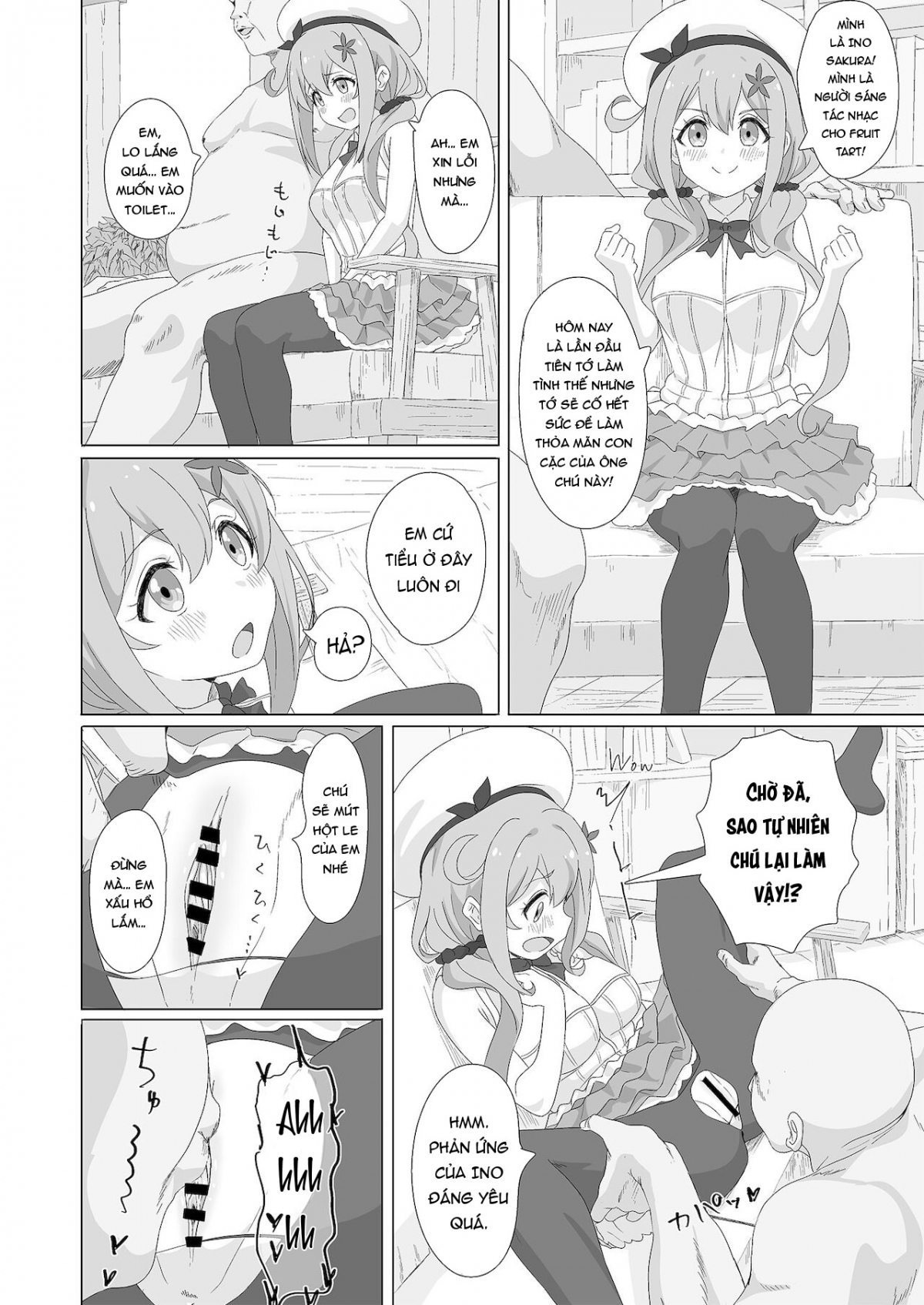 Đọc truyện hentai Tanetsuke Debut!? - Oneshot