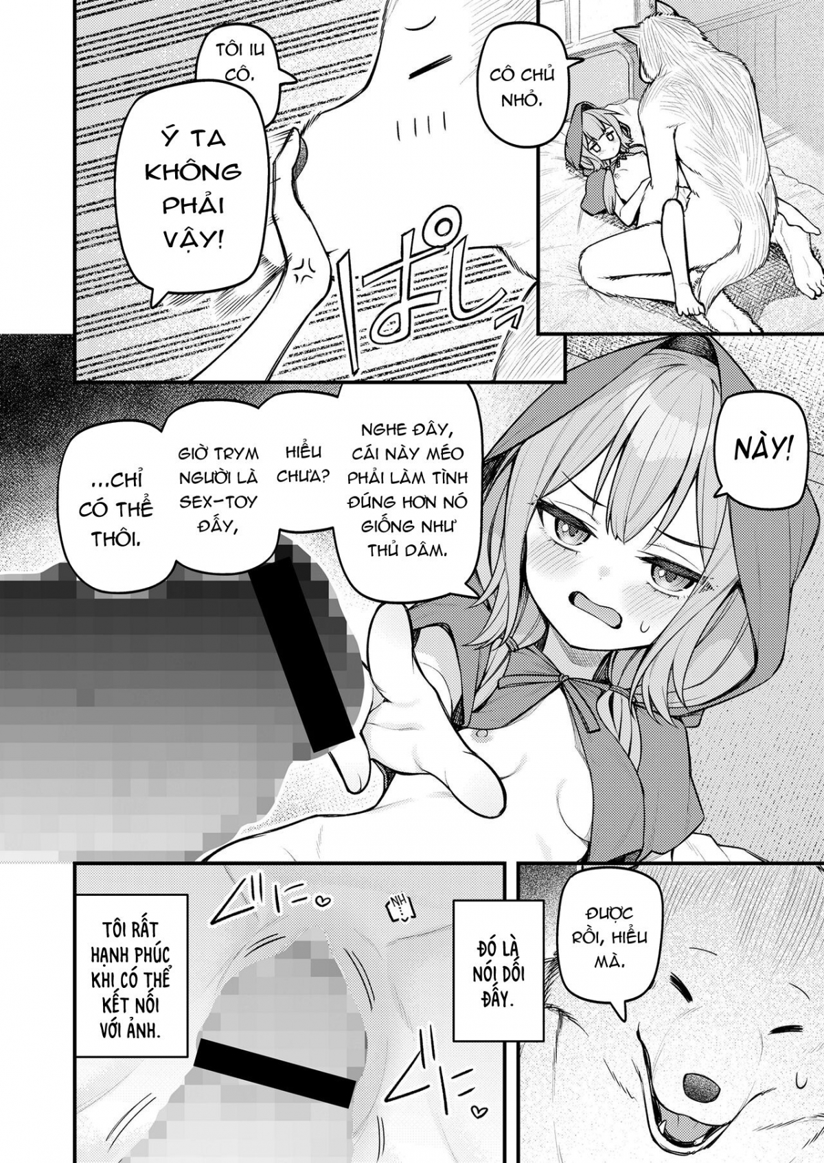 Đọc truyện hentai Cô bé quàng khăn đỏ và con sói bất tử - Bắt đầu