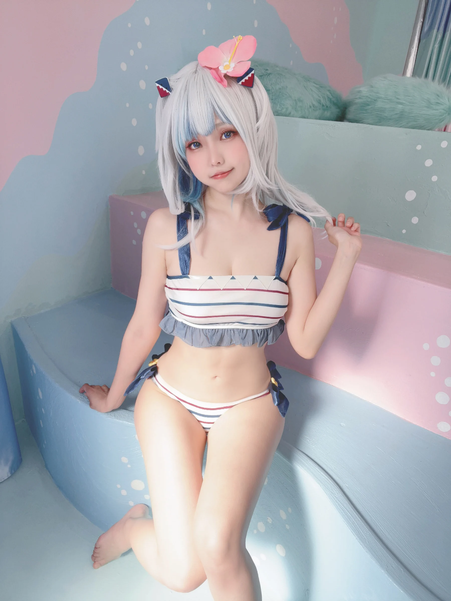 Đọc truyện hentai Tuyển tập Albums siêu phẩm Cosplay - Chap 518 - Ely - Gura Swimsuit