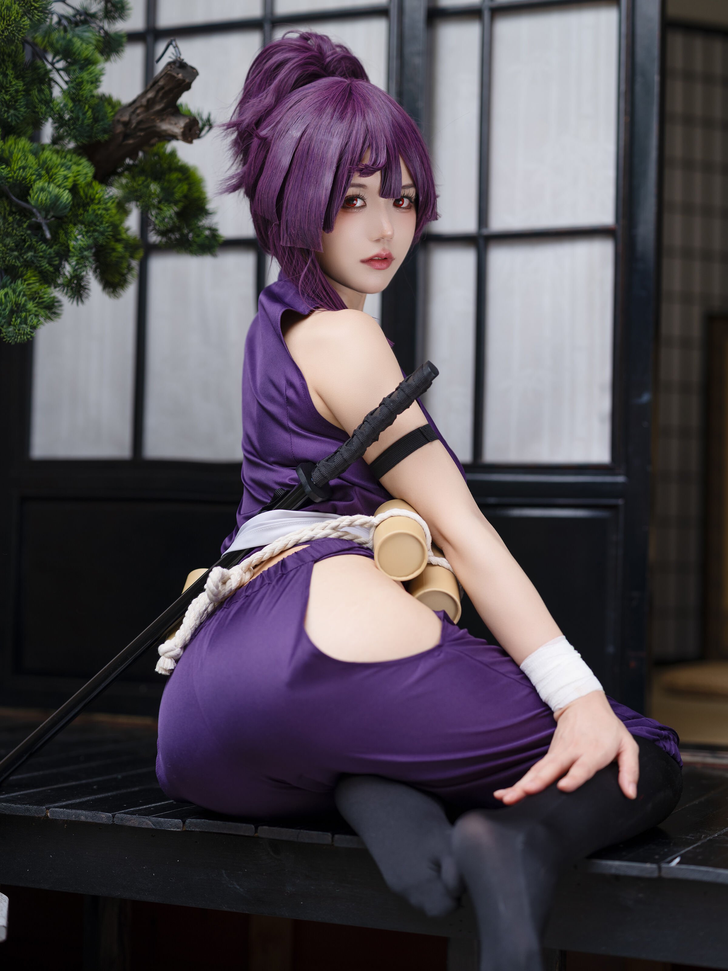 Đọc truyện hentai Tuyển tập Albums siêu phẩm Cosplay - Chap 233 - Ogura Chiyo w - Yuzuriha hell raku gang