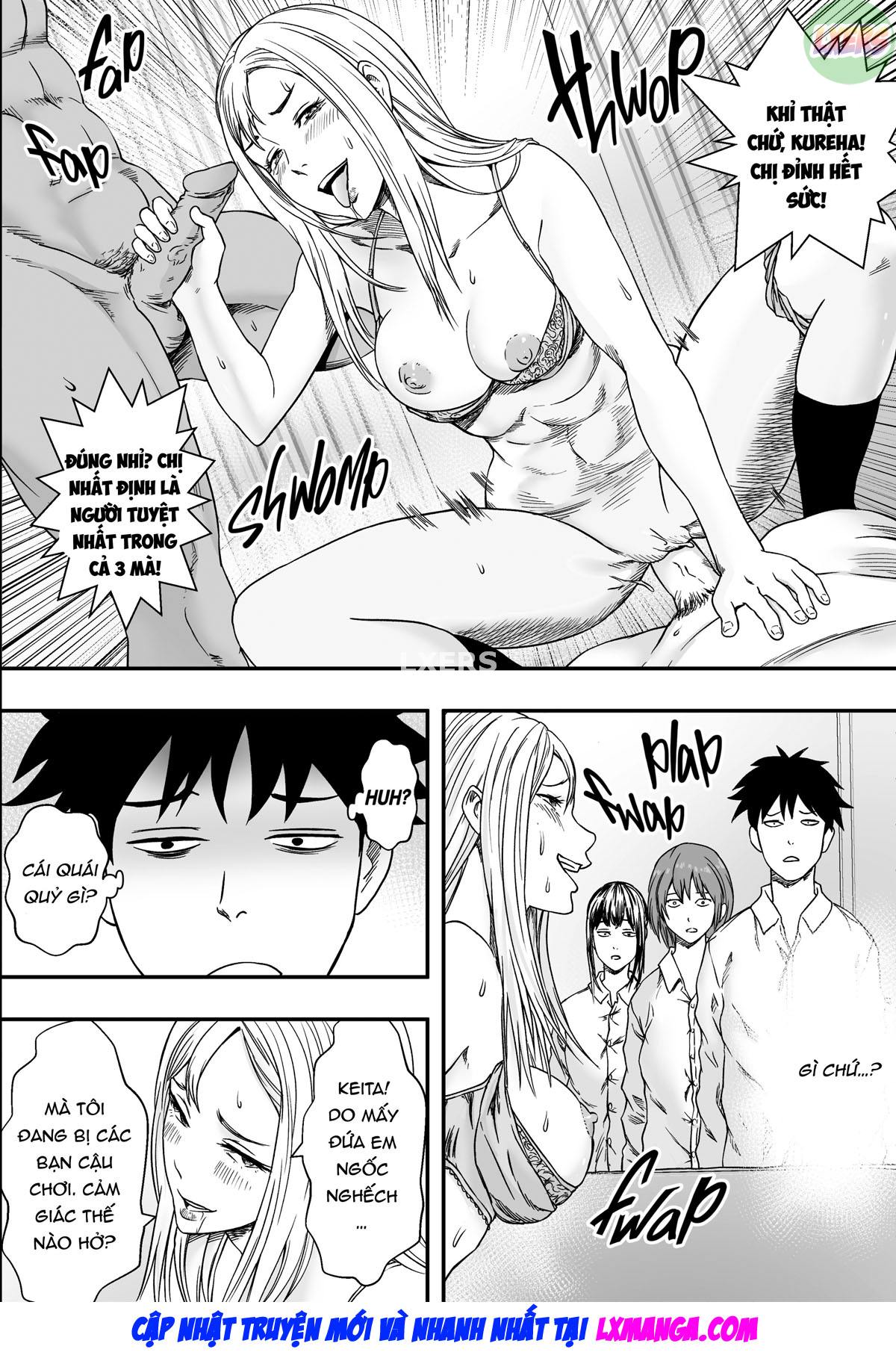 Đọc truyện hentai San Shimai Harem Zen Netorare Oneshot