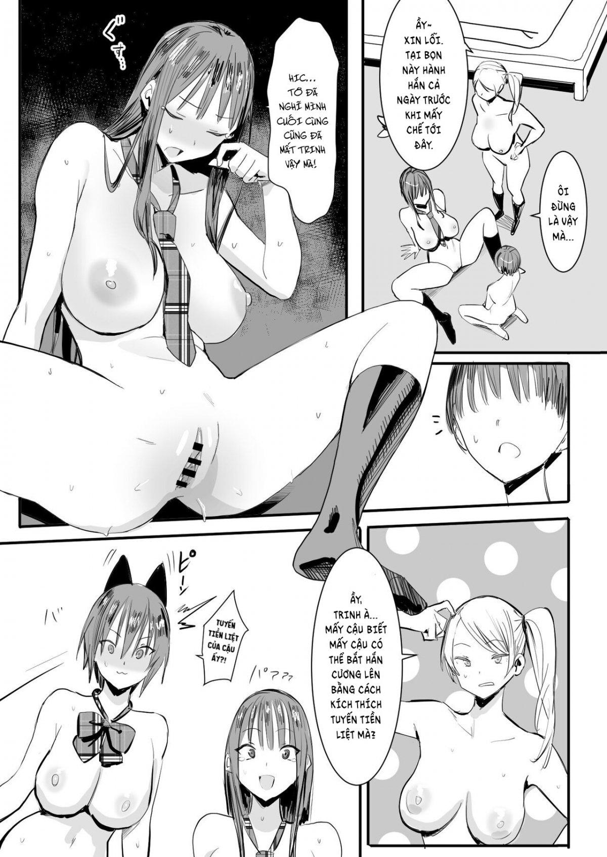 Đọc truyện hentai Bị bắt cóc và cưỡng hiếp ở một thế giới nơi con gái là những kẻ săn mồi - 1 Bắn
