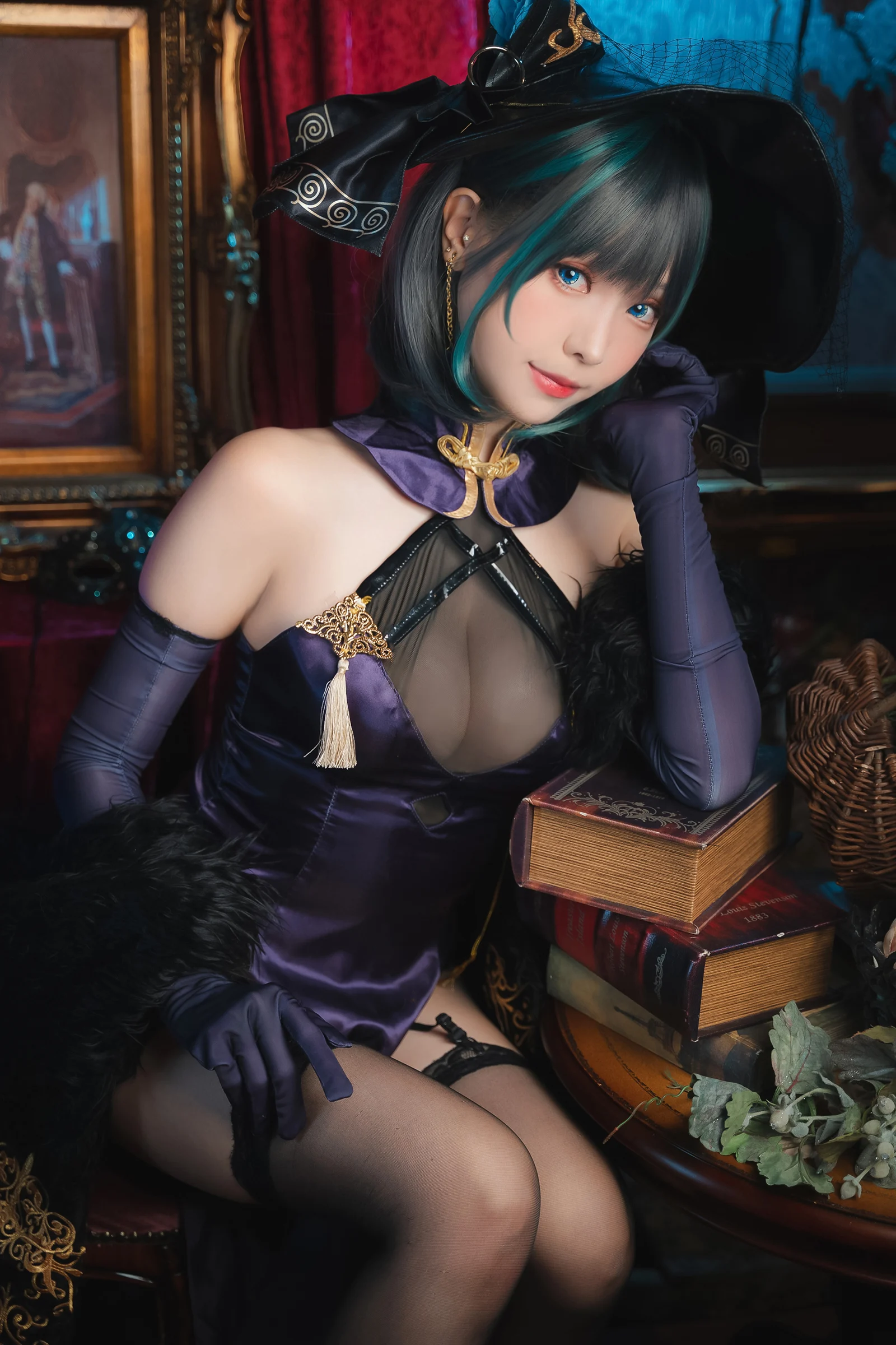Đọc truyện hentai Tuyển tập Albums siêu phẩm Cosplay - Chap 541 - [Ely] Cheshire