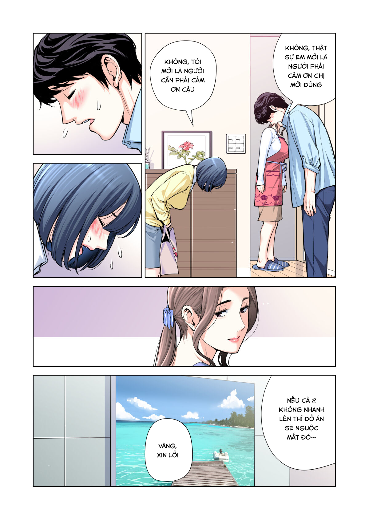 Đọc truyện hentai Jichikai no Hitozuma wa Totemo H deshita - Chap 3