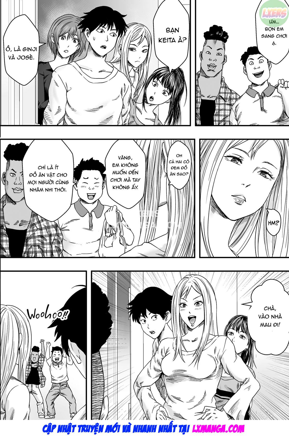 Đọc truyện hentai San Shimai Harem Zen Netorare Oneshot