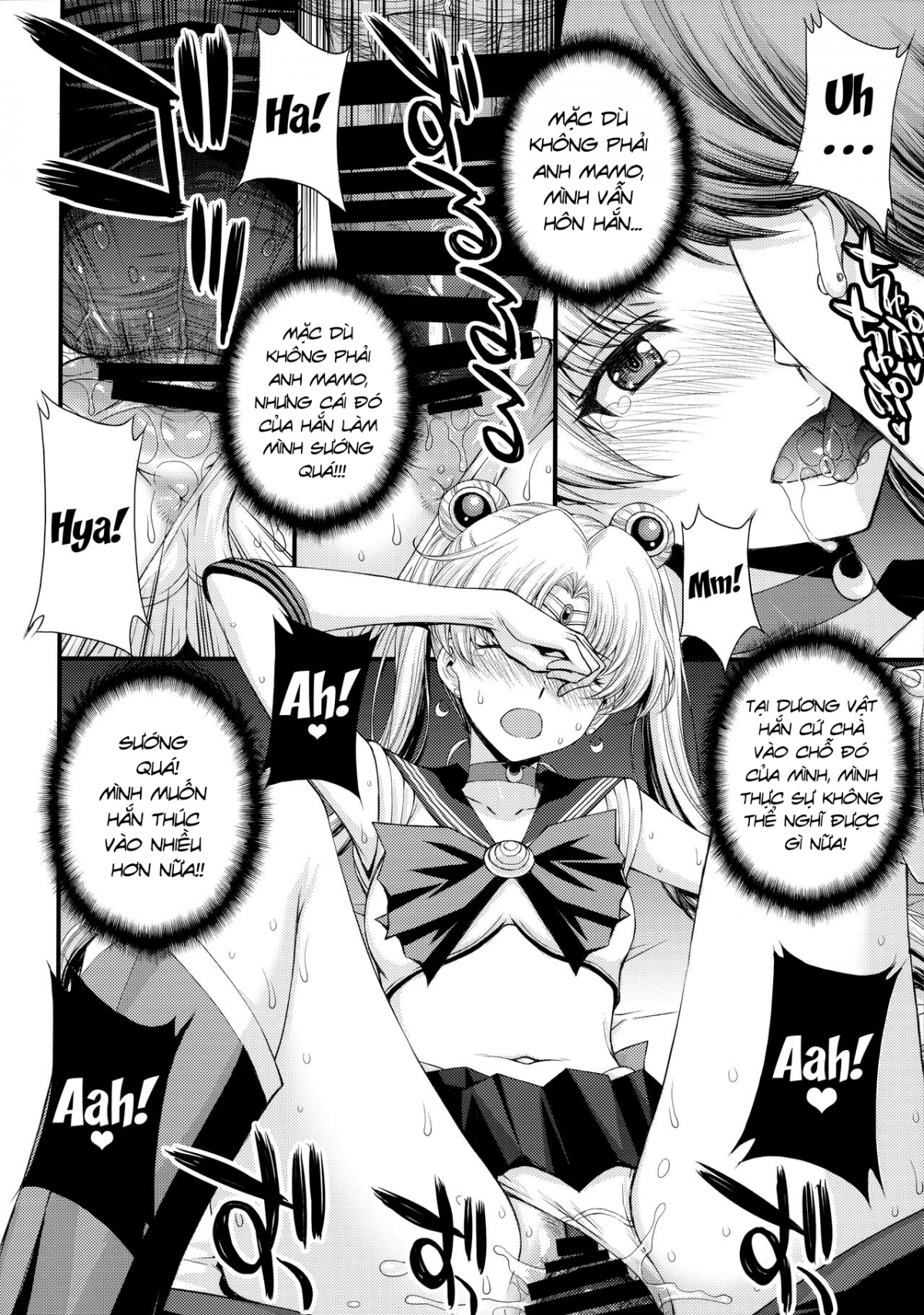 Đọc truyện hentai Usagi no Junjou! Chin Make Bishoujo Senshi! - Đạo tàn bụ âyy (●♡∀♡)