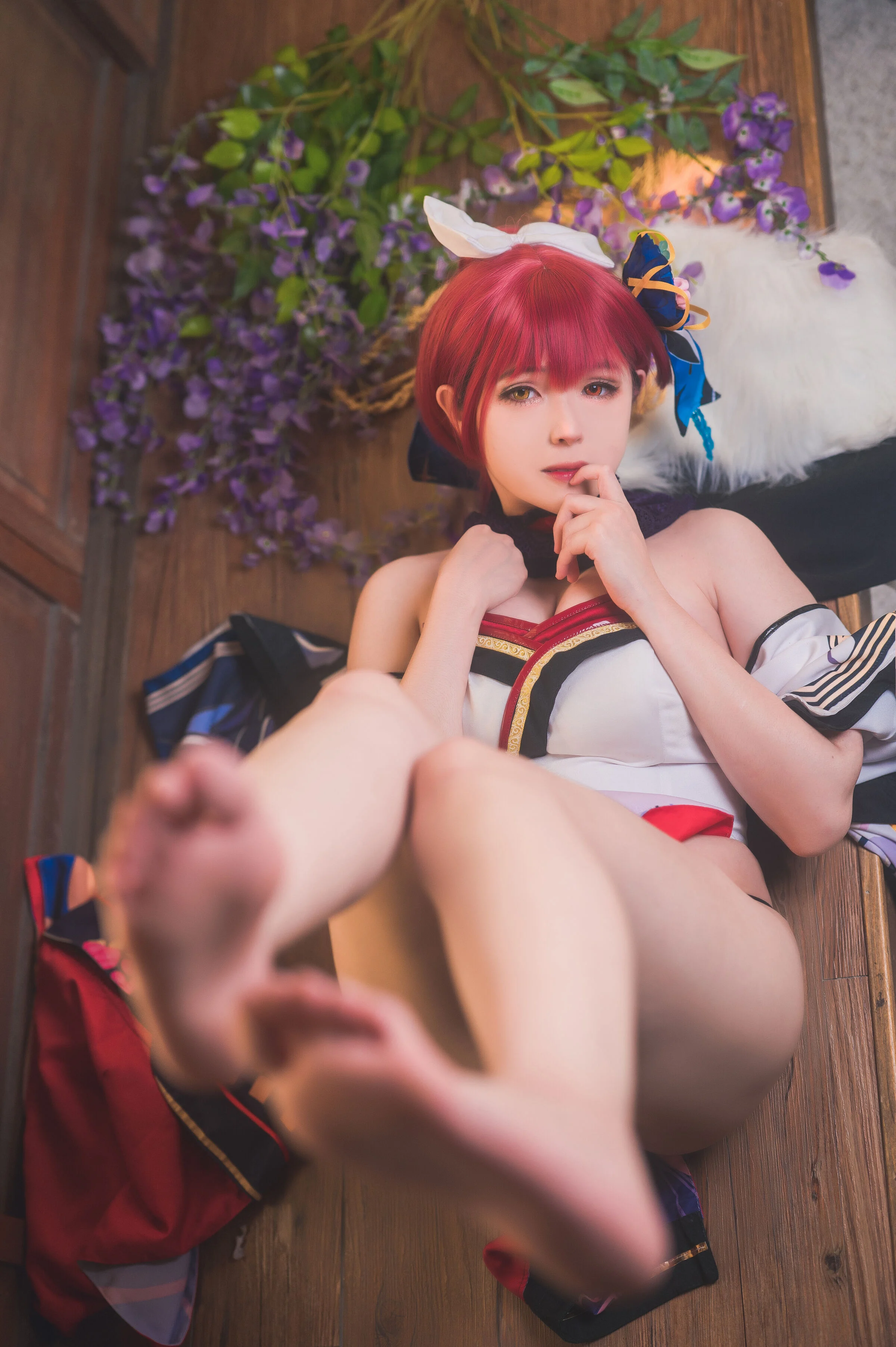 Đọc truyện hentai Tuyển tập Albums siêu phẩm Cosplay - Chap 450 - [Nanaki] Hozhong Marin Kimono X'mas