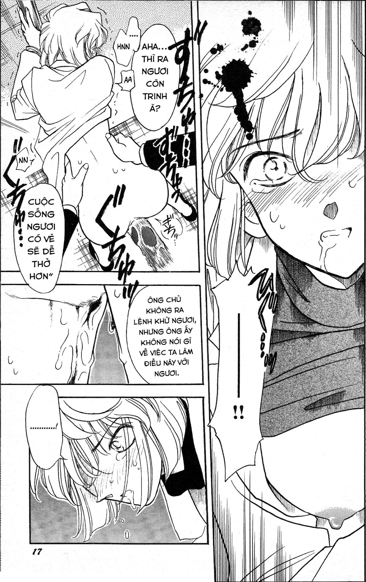 Đọc truyện hentai Sherry và tổ chức áo đen - Oneshot